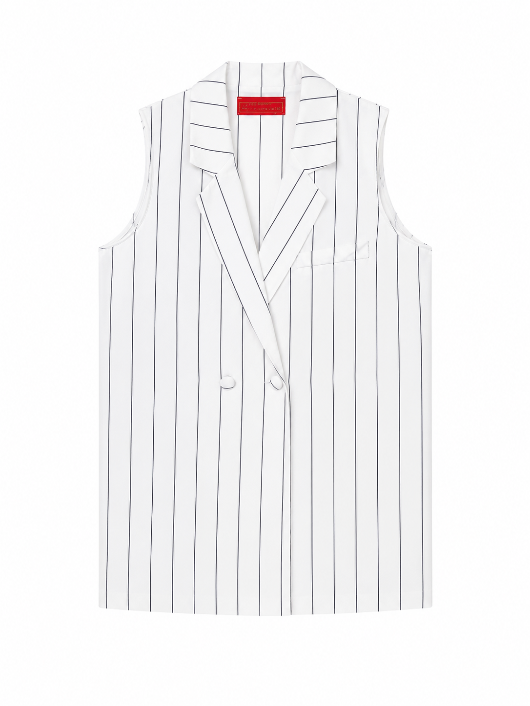 JACKET JUSTINETTE PINSTRIPES BLACK WHITE MCL13079