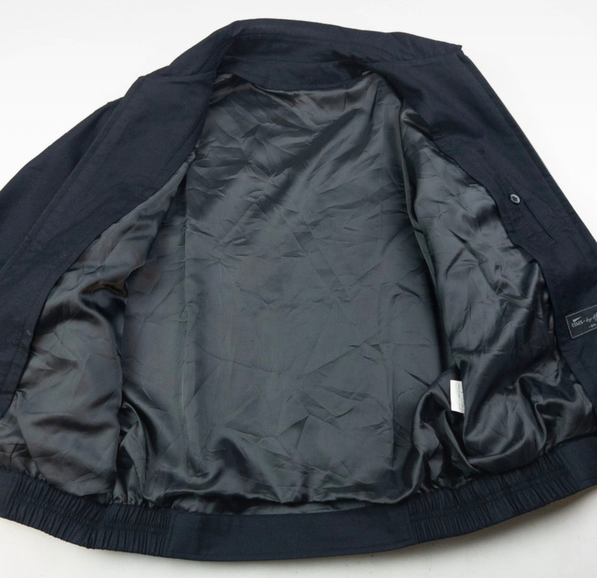 Vintage YSL Yves Saint Laurent Harrington Jacket Size XS Navy/black DBXM0021