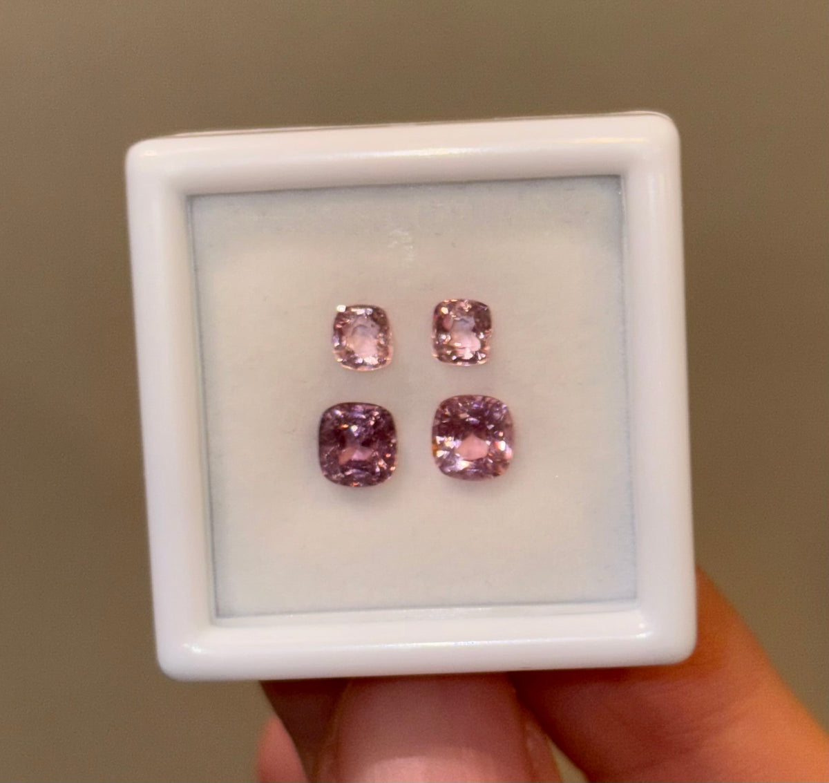 1.50ct Spinel Earrings Set (4 pcs) THAIC0733