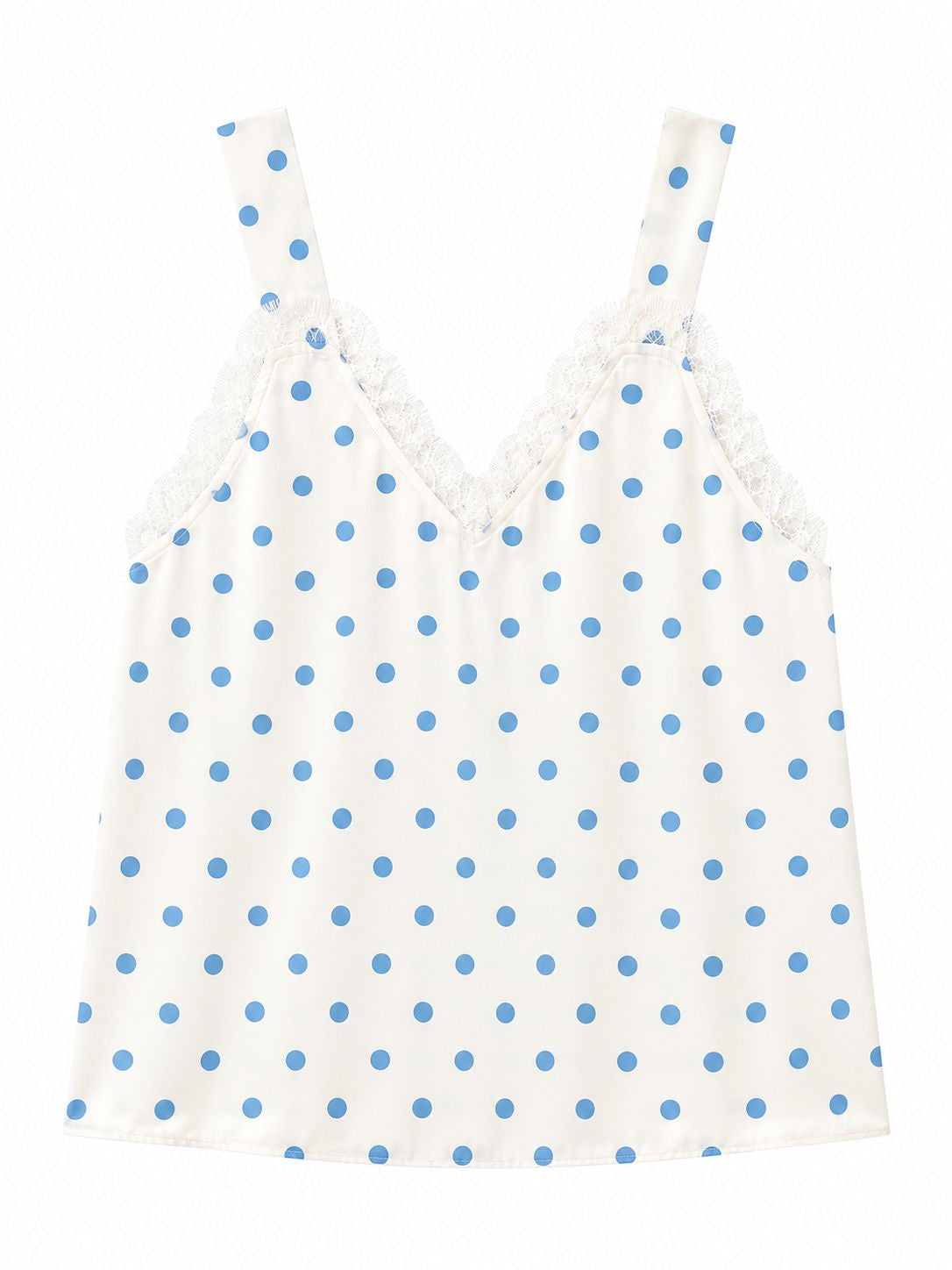 V TOP POLKADOTS LACE MCL11528
