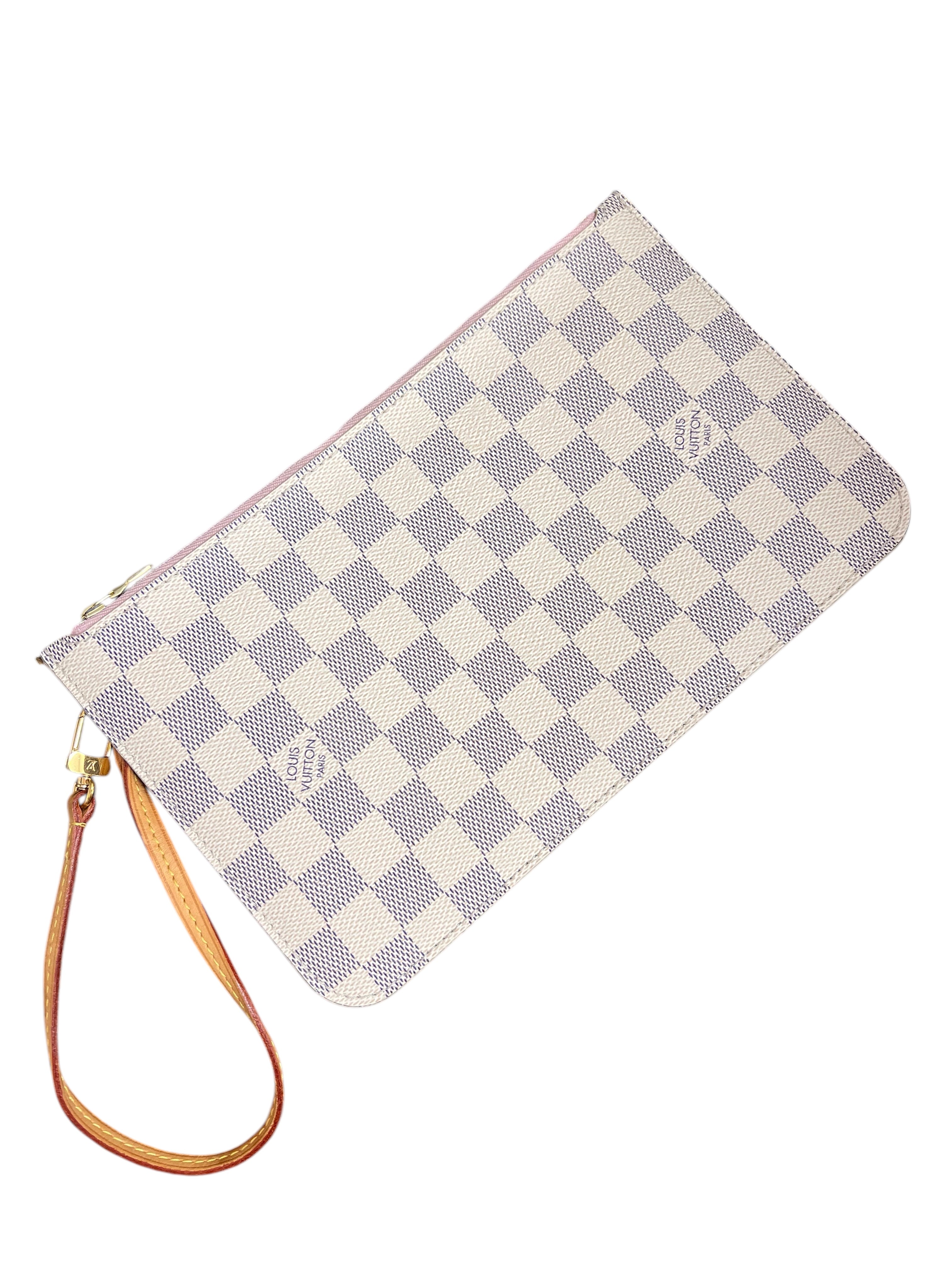 LOUIS VUITTON Azur Neverfull Pouch B092085BKN