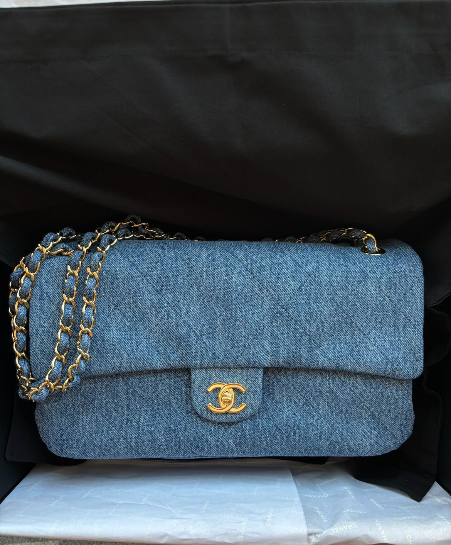 CHANEL DENIM MATTHEW BLAZEY BAG ALTC1000