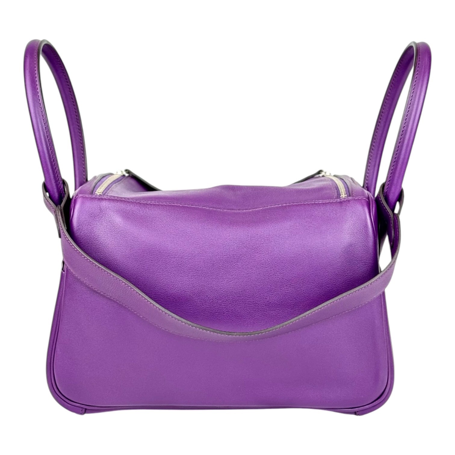 Hermes Lindy 26cm in Purple Swift with PHW