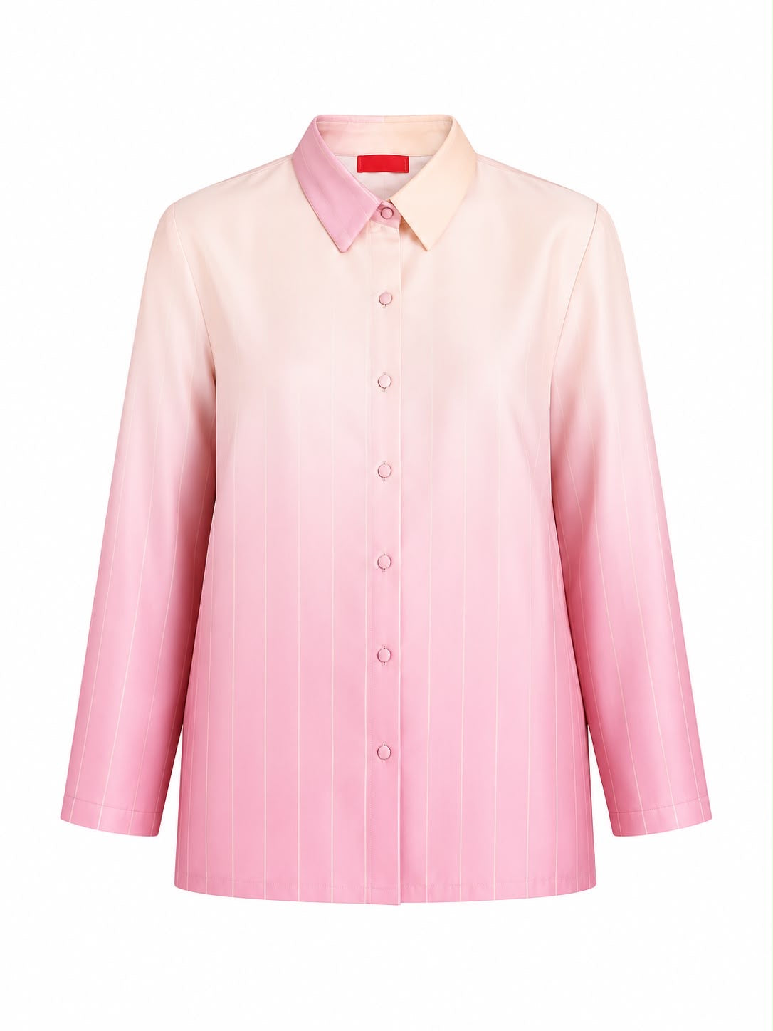 SHIRT VERONA PINSTRIPES GRADIENT PURPLE ORGANZA MCL12786