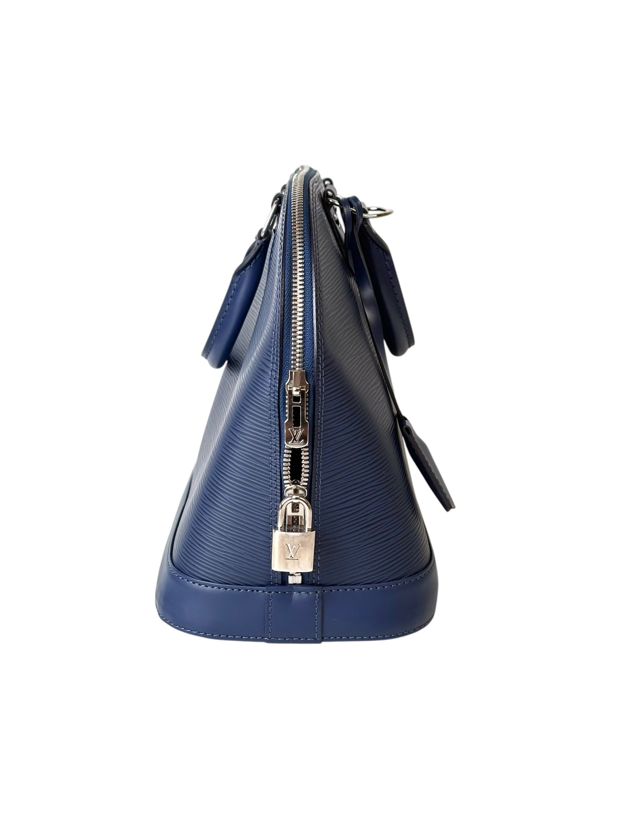 Louis Vuitton Alma Navy EPI Leather Bag