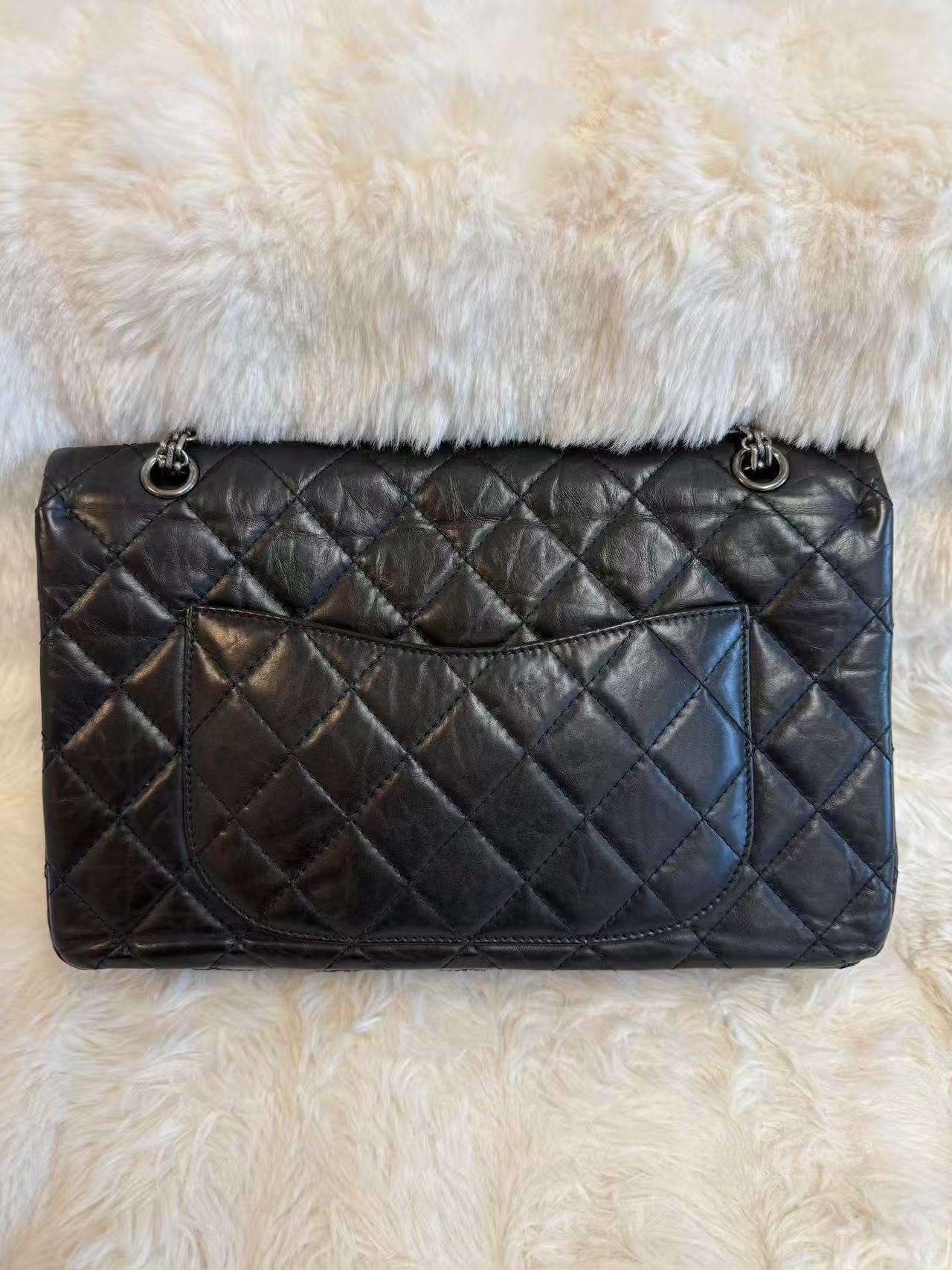 Chanel 2.55 Black Flap Bag