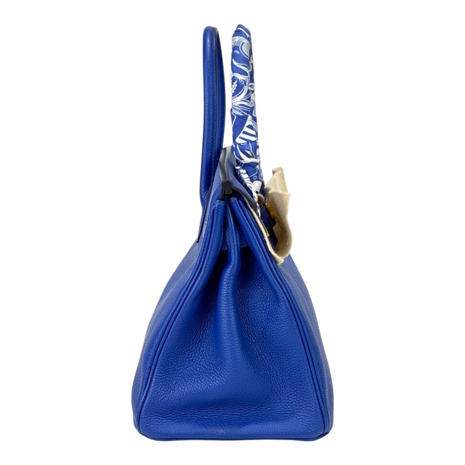 Hermes Birkin Blue Royal Togo Bag 30cm