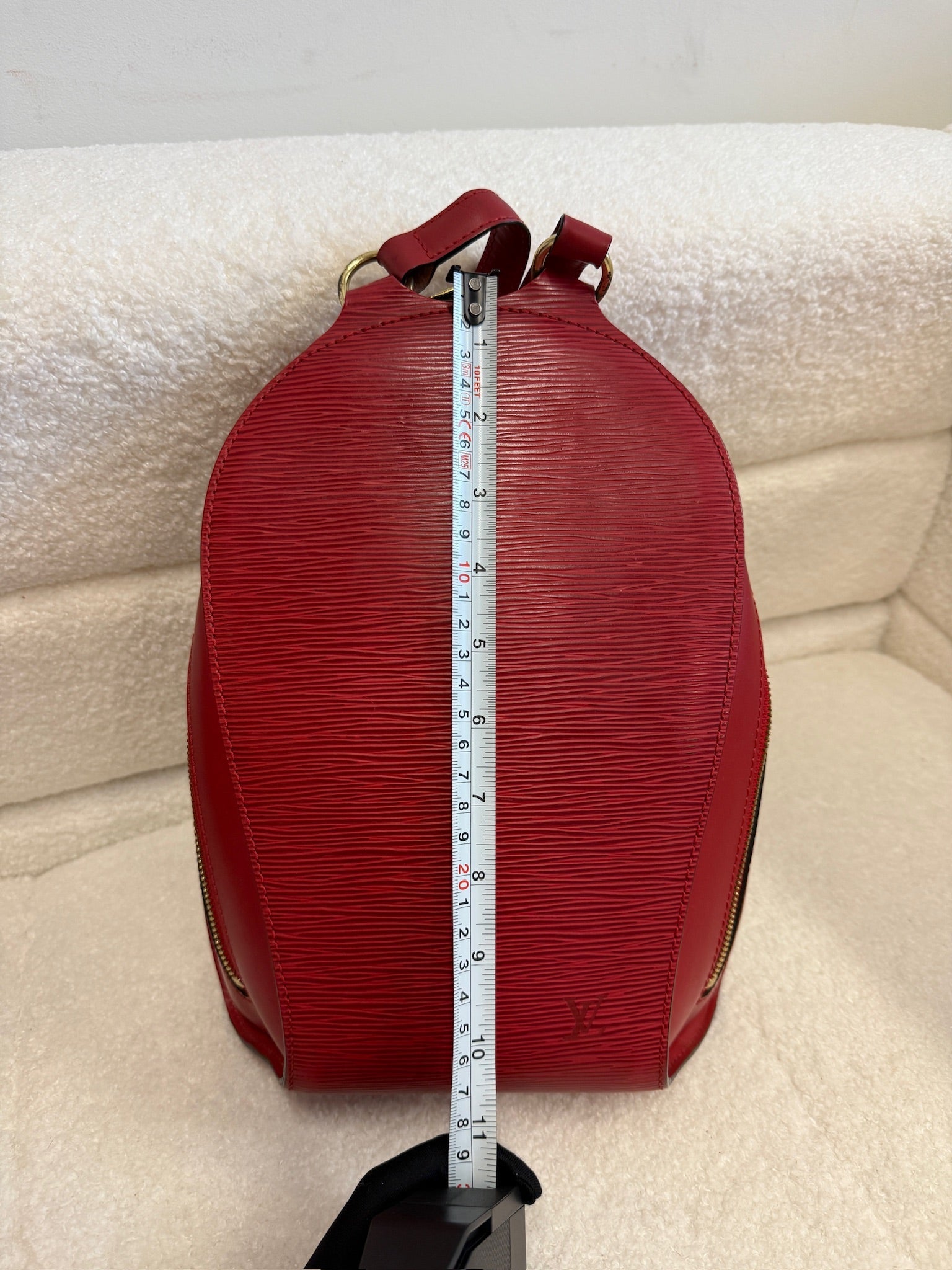 Louis Vuitton Mavillon Red Epi Leather Backpack