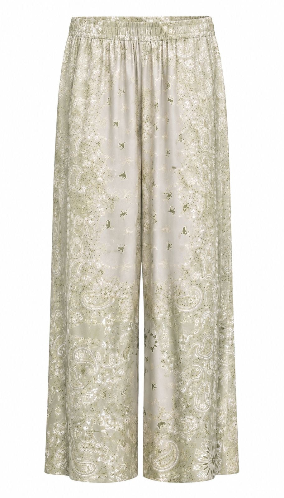 TROUSER BANDANA OLIVE PLACEMENT GRADIENT PRINT MCL12111