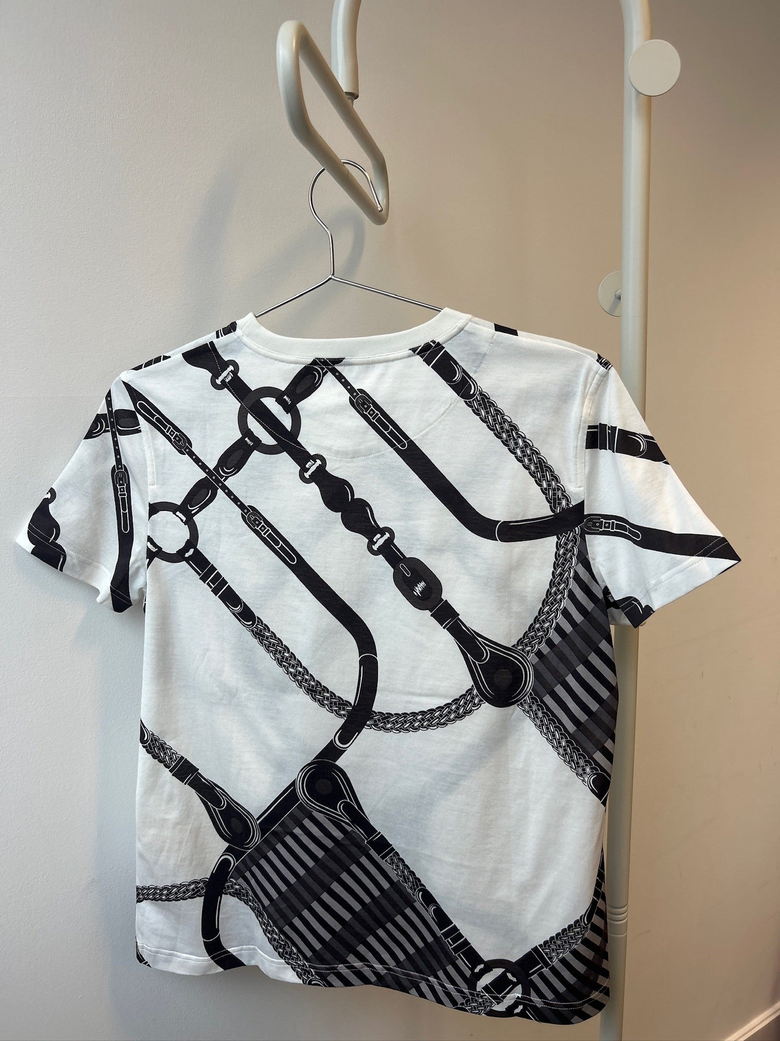 Size 38 - HERMES Coaching Remix Straight T-Shirt