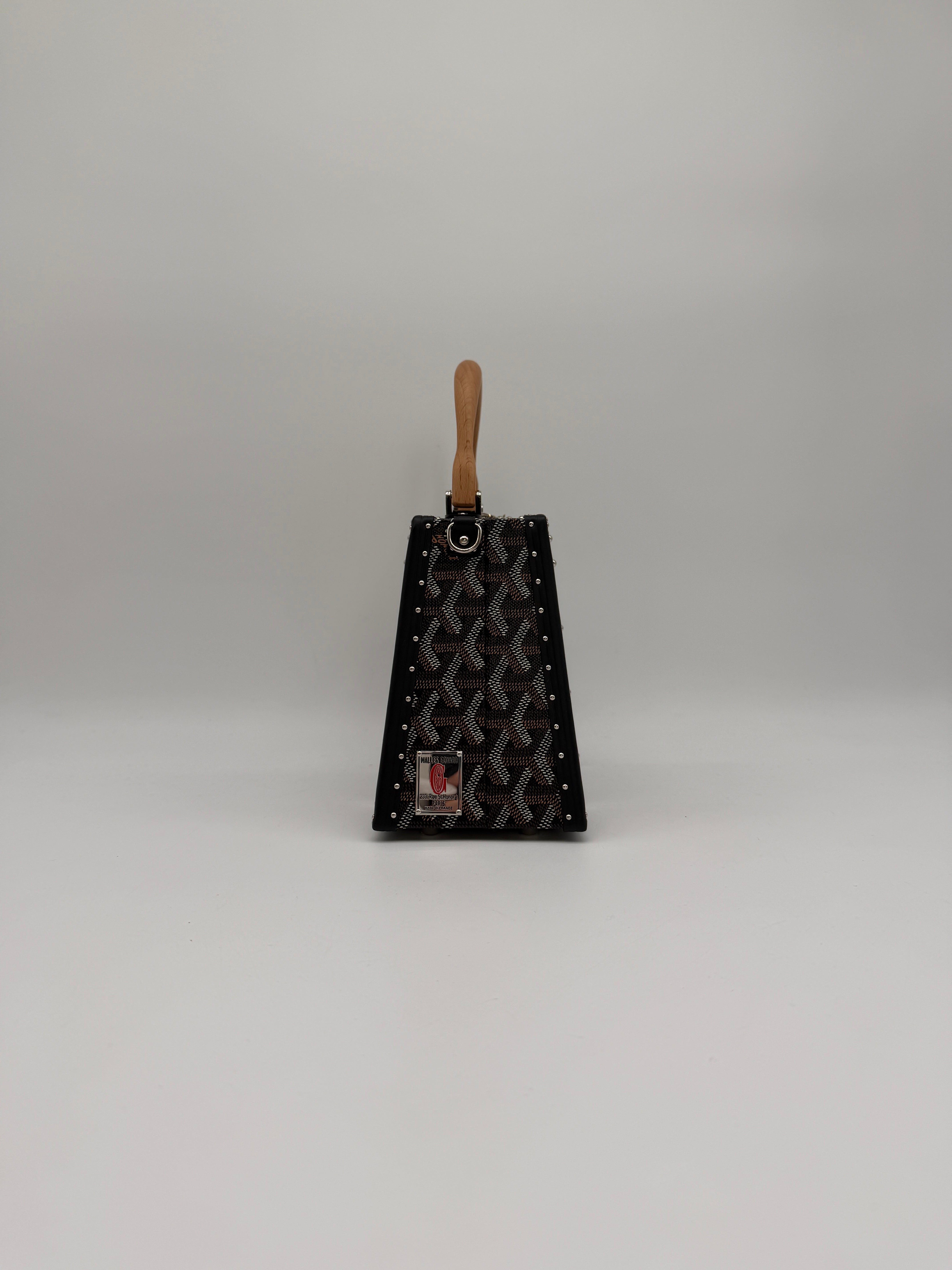 Goyard Saïgon Mini Trunk Bag Black Palladium Hardware