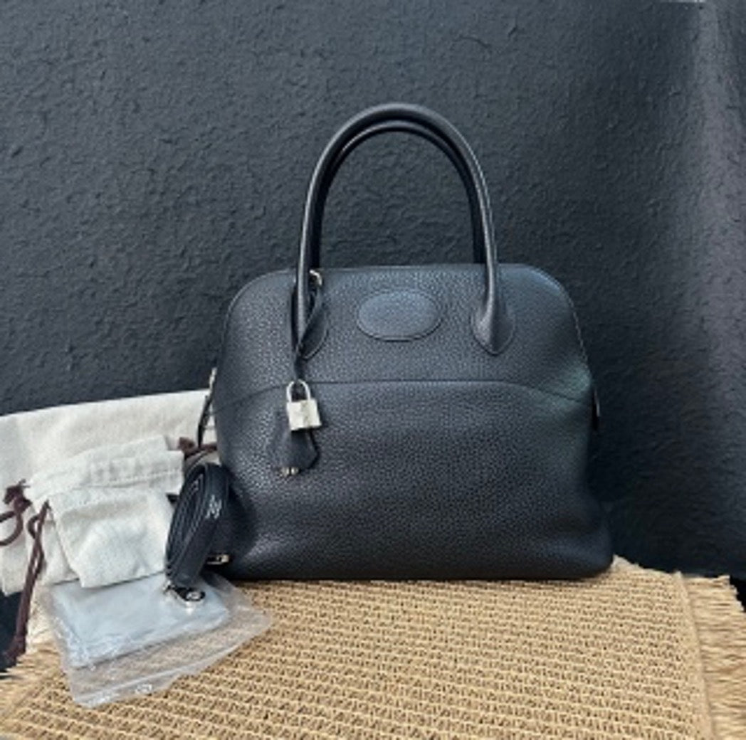 Hermes Bolide Bowling Ball 31 Black US6391