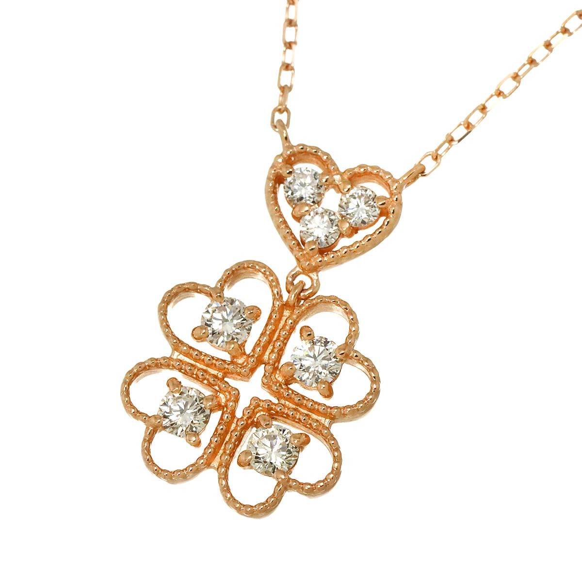 Diamond 0.29ct Necklace 10K Pink Gold 416 903006557