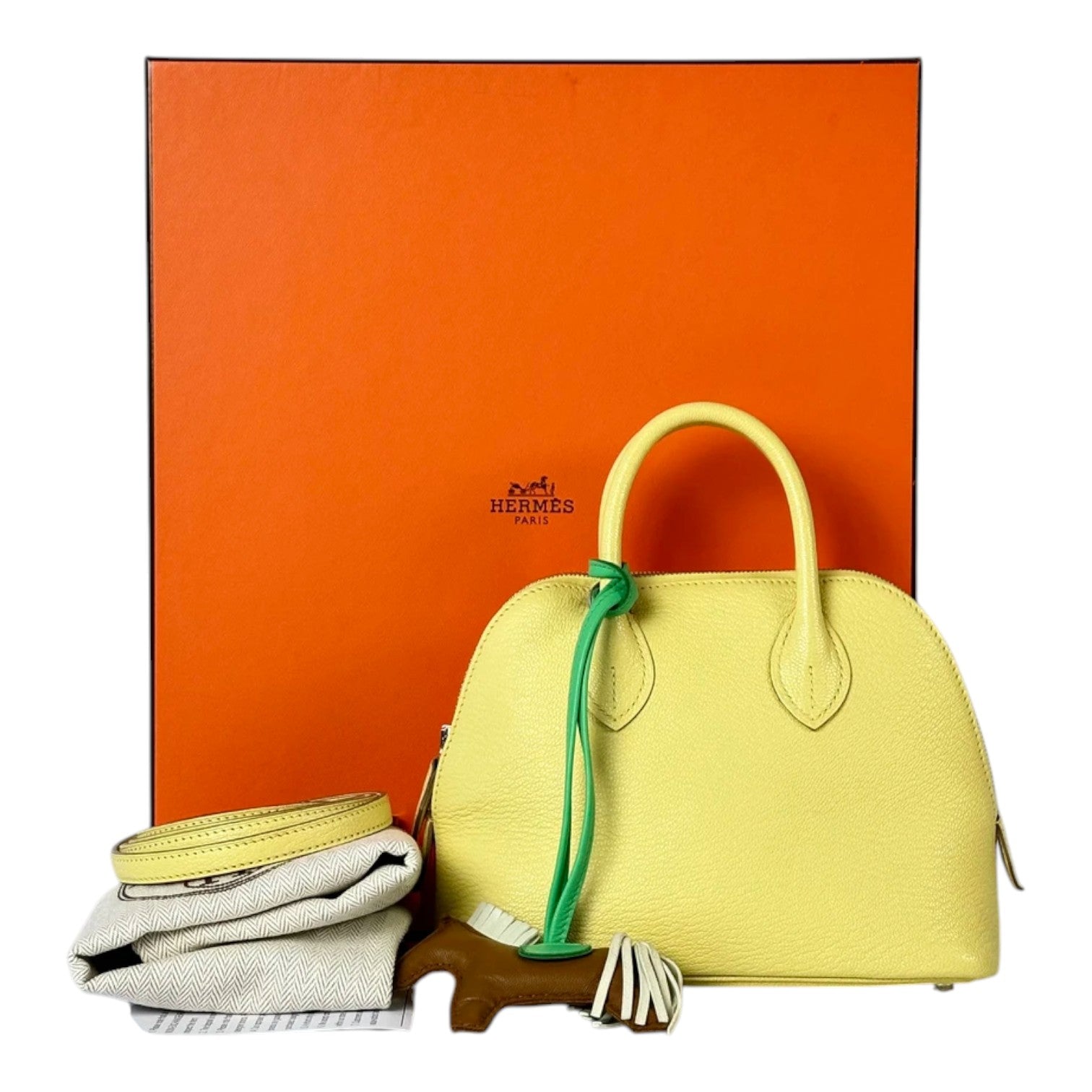 Hermes Mini Lemocello Bolide bag - Full Set - W Stamp