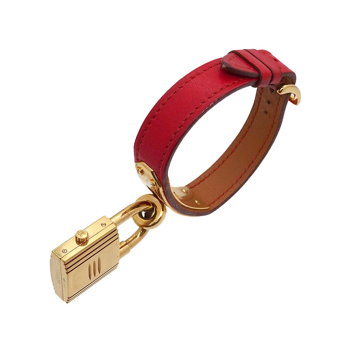 HERMES Kelly Watches Quartz Gold Dial Vintage Cadena Ladies Watch 903009825