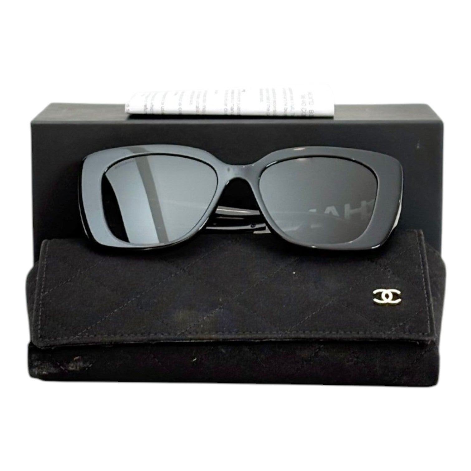 Chanel Black Square Sunglasses