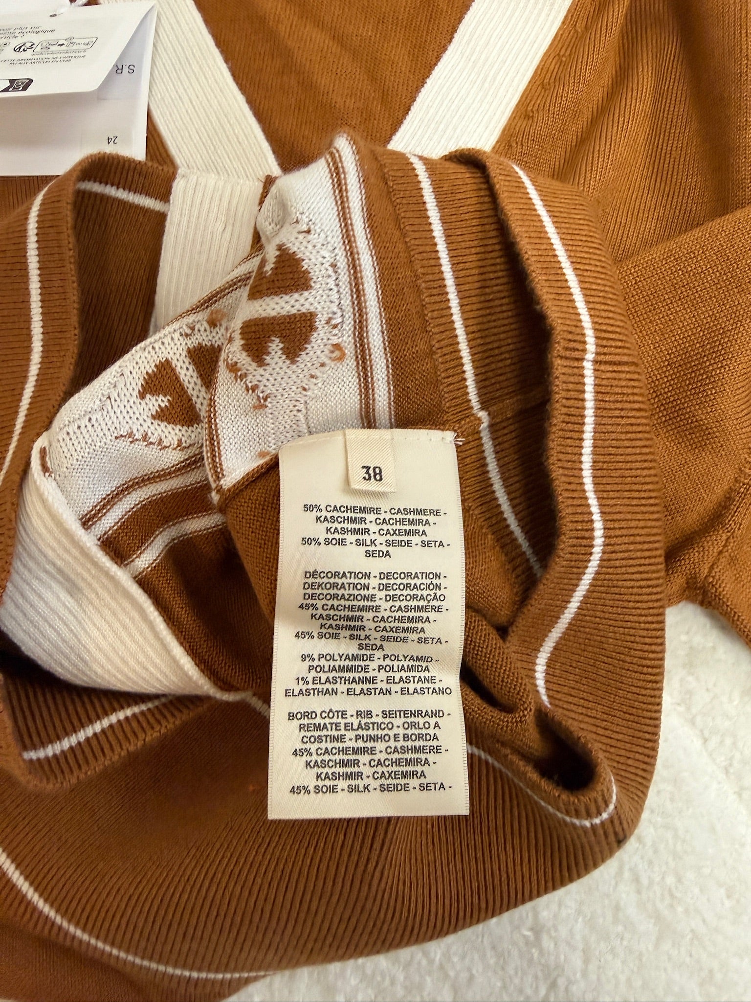 Hermès Chain Detail Cardigan - Marron Aleza