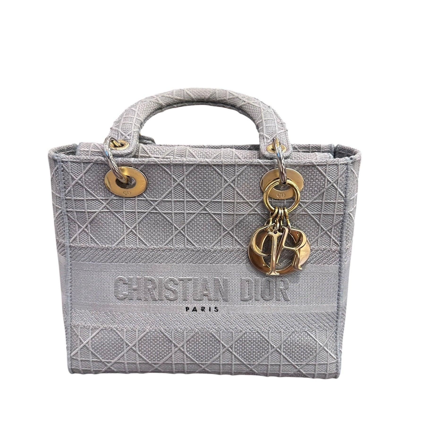 Dior Medium Lady Dior in Grey