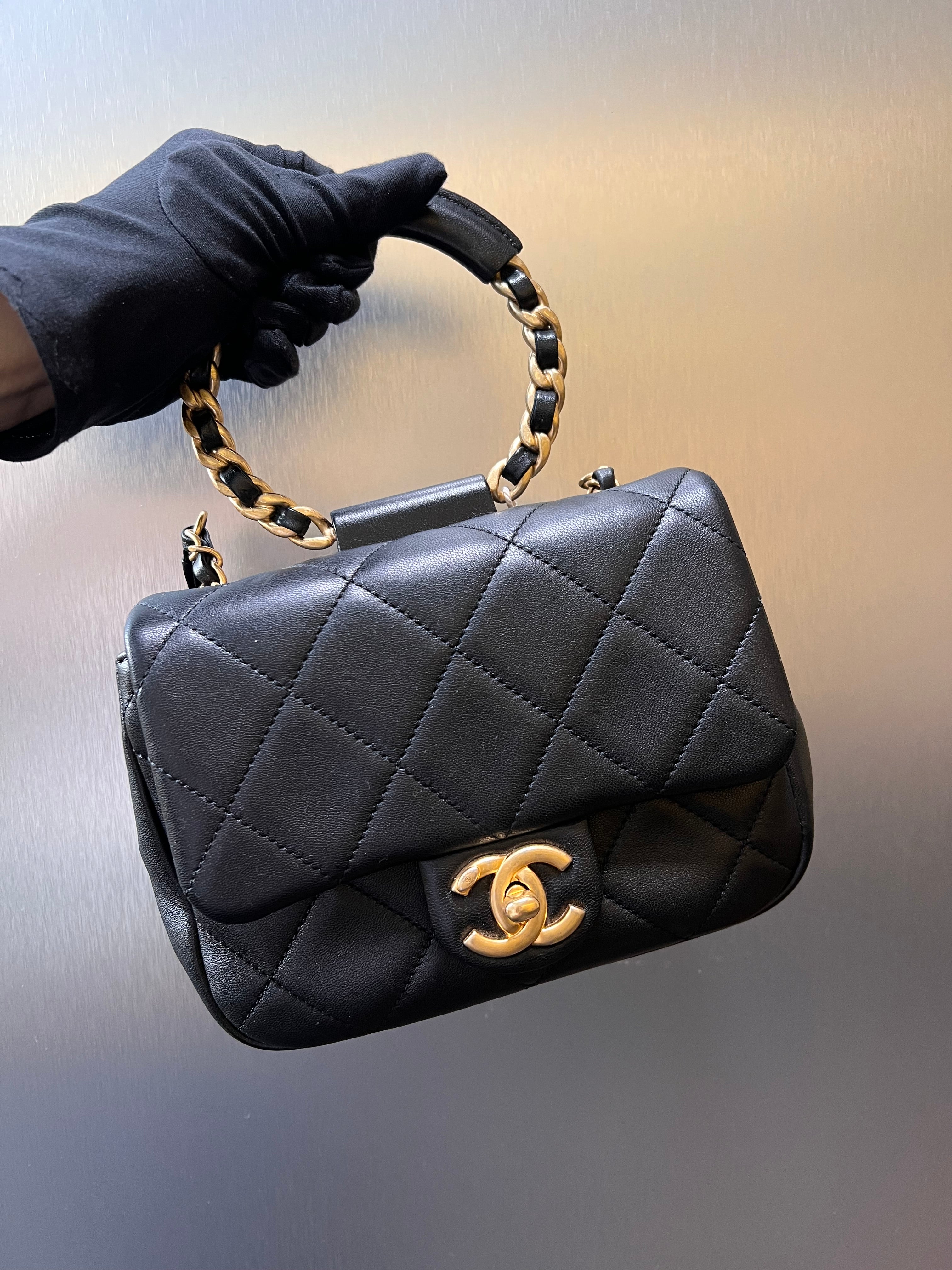 Chanel Small In The Loop Black GHW