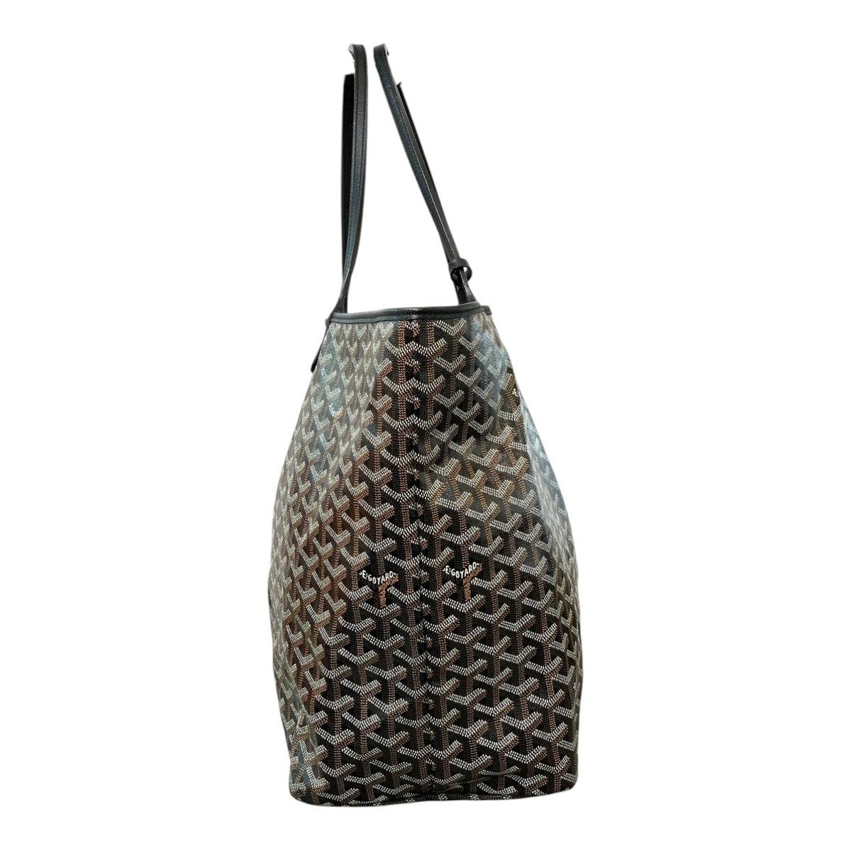 Goyard St Louis GM Black Tote Bag