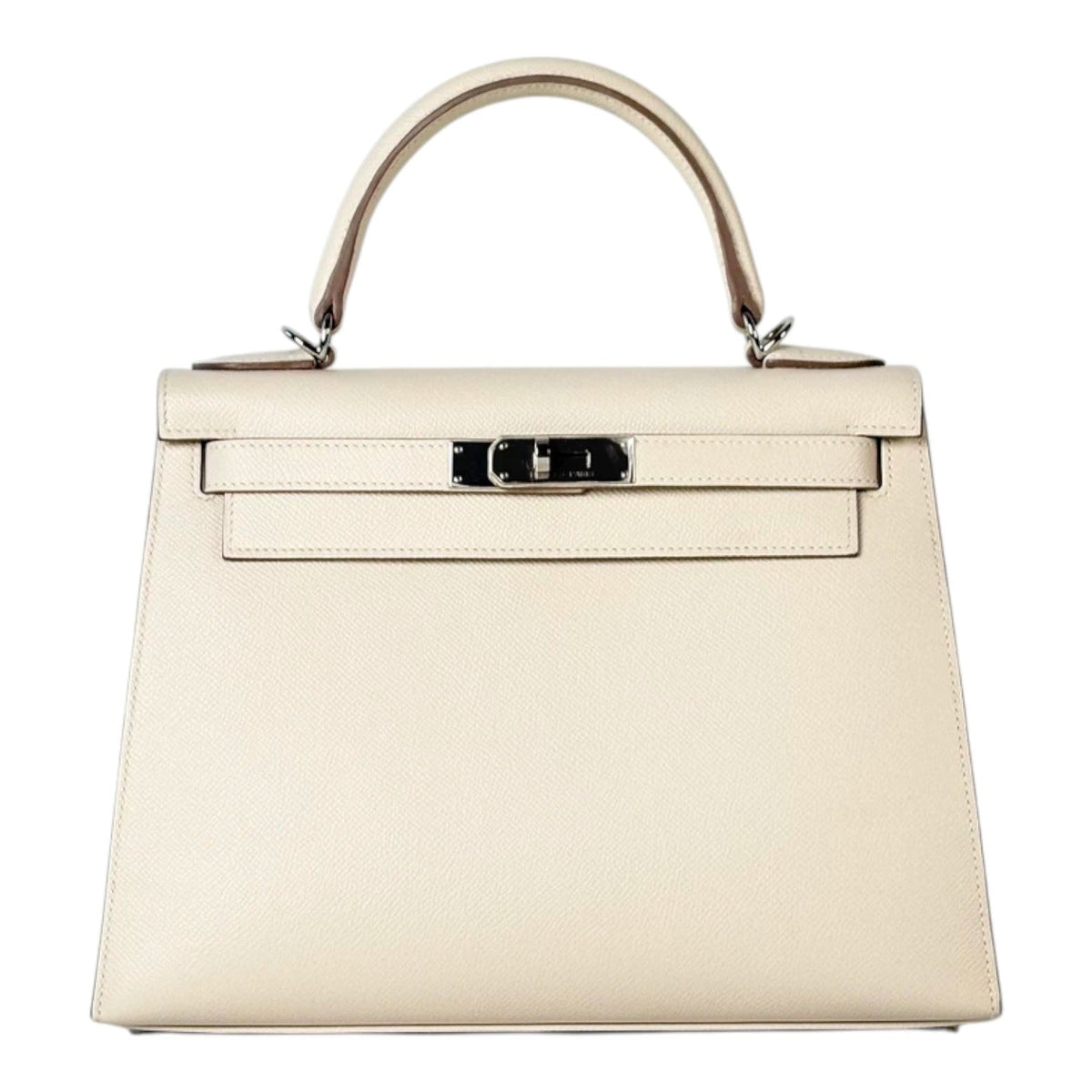 Hermes Kelly 28cm in Craie Epsom Bag