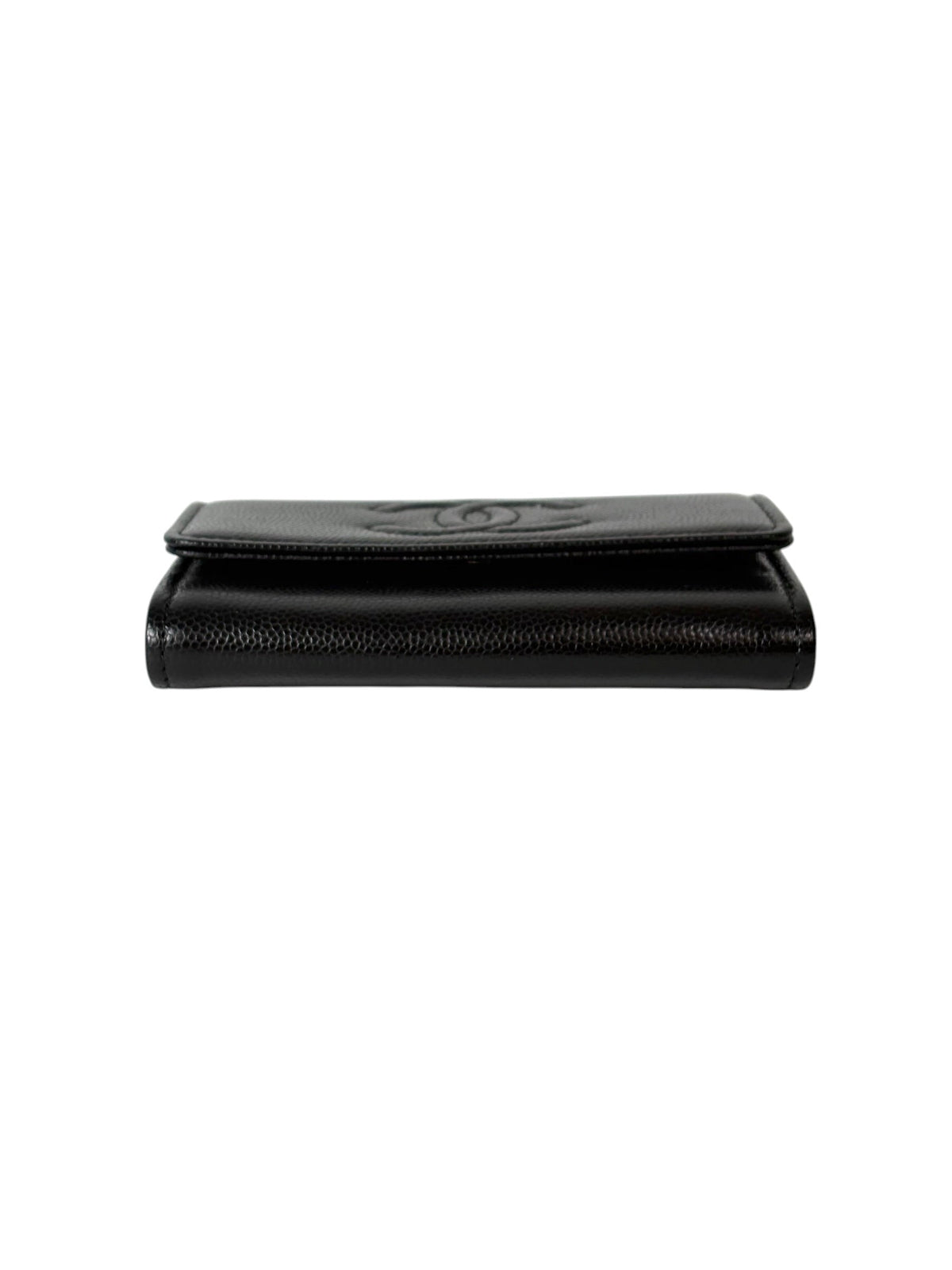 Chanel Black Mini Caviar Card Wallet