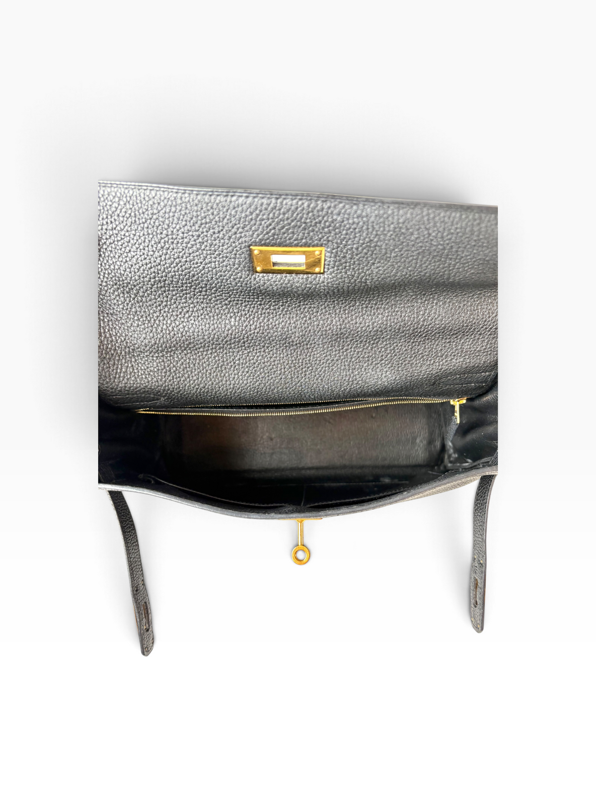 Hermes Kelly 32 in Black Togo with GHW