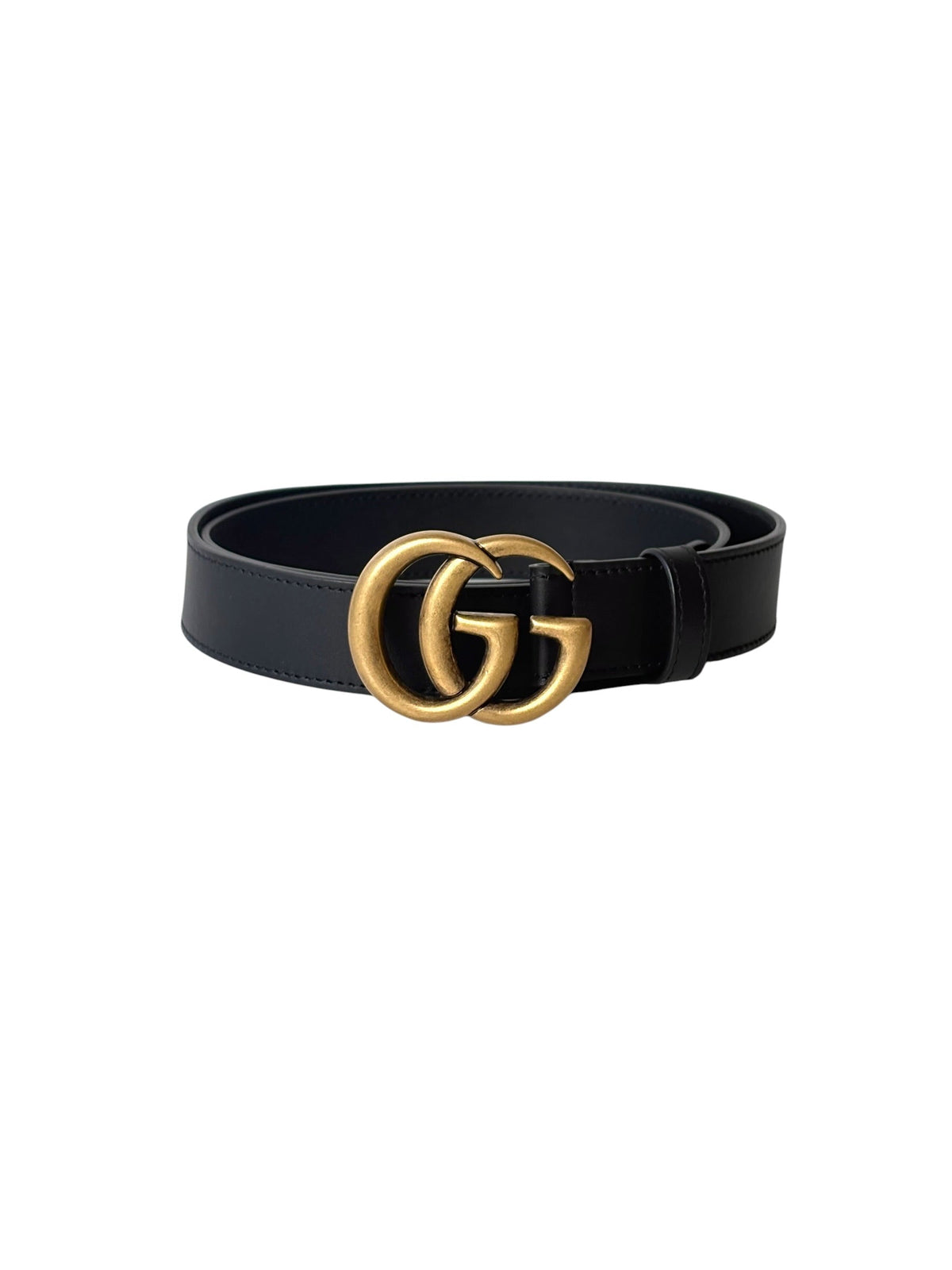 Gucci Marmont Belt Black Leather - 85cm