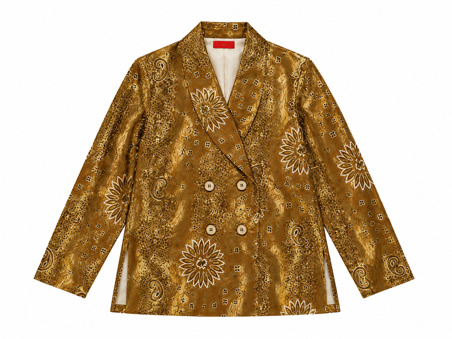 JACKET MAJESTIC CHOCOLATE BANDANA WAVE SILK MCL13109
