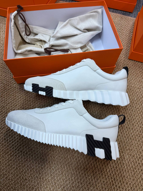Hermès H Logo White Sneakers