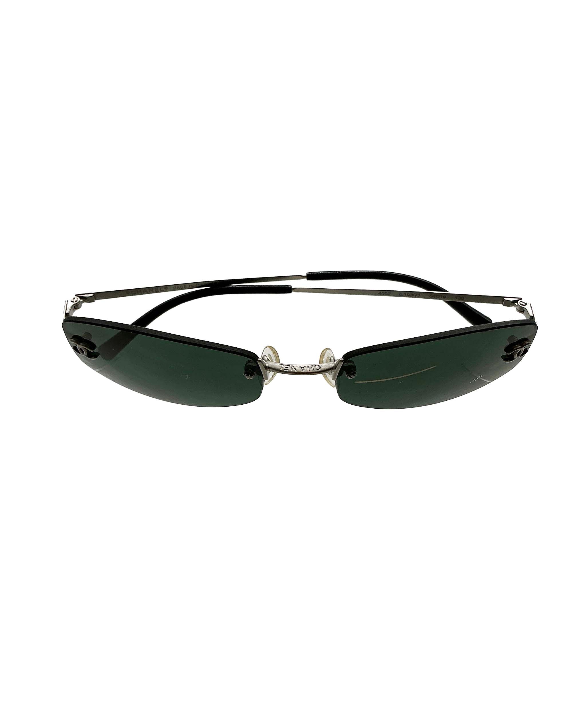 Chanel Rimless Sunglasses Green DXBS2445