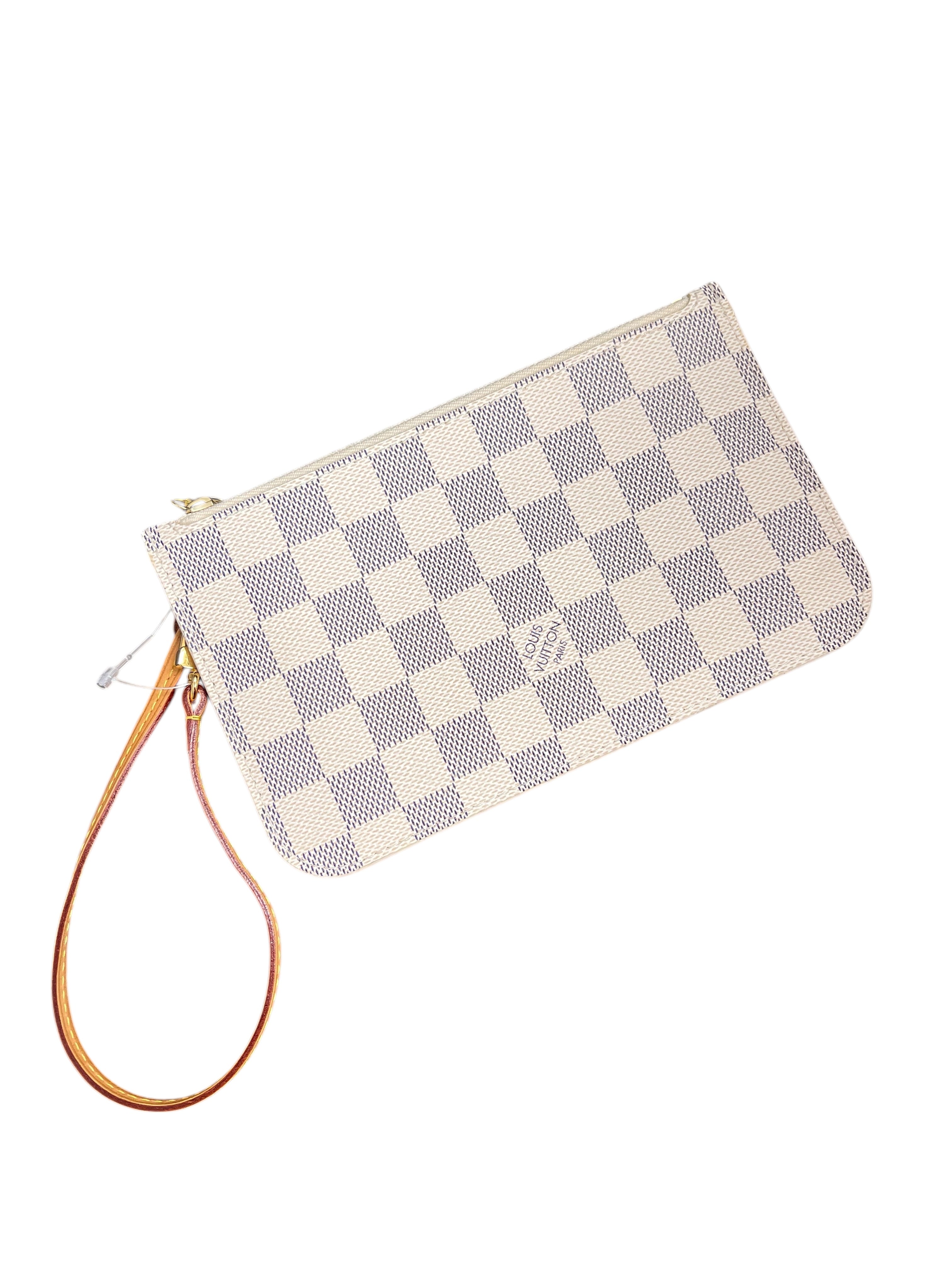 LOUIS VUITTON Azur Neverfull PM Pouch B1026E5EE8