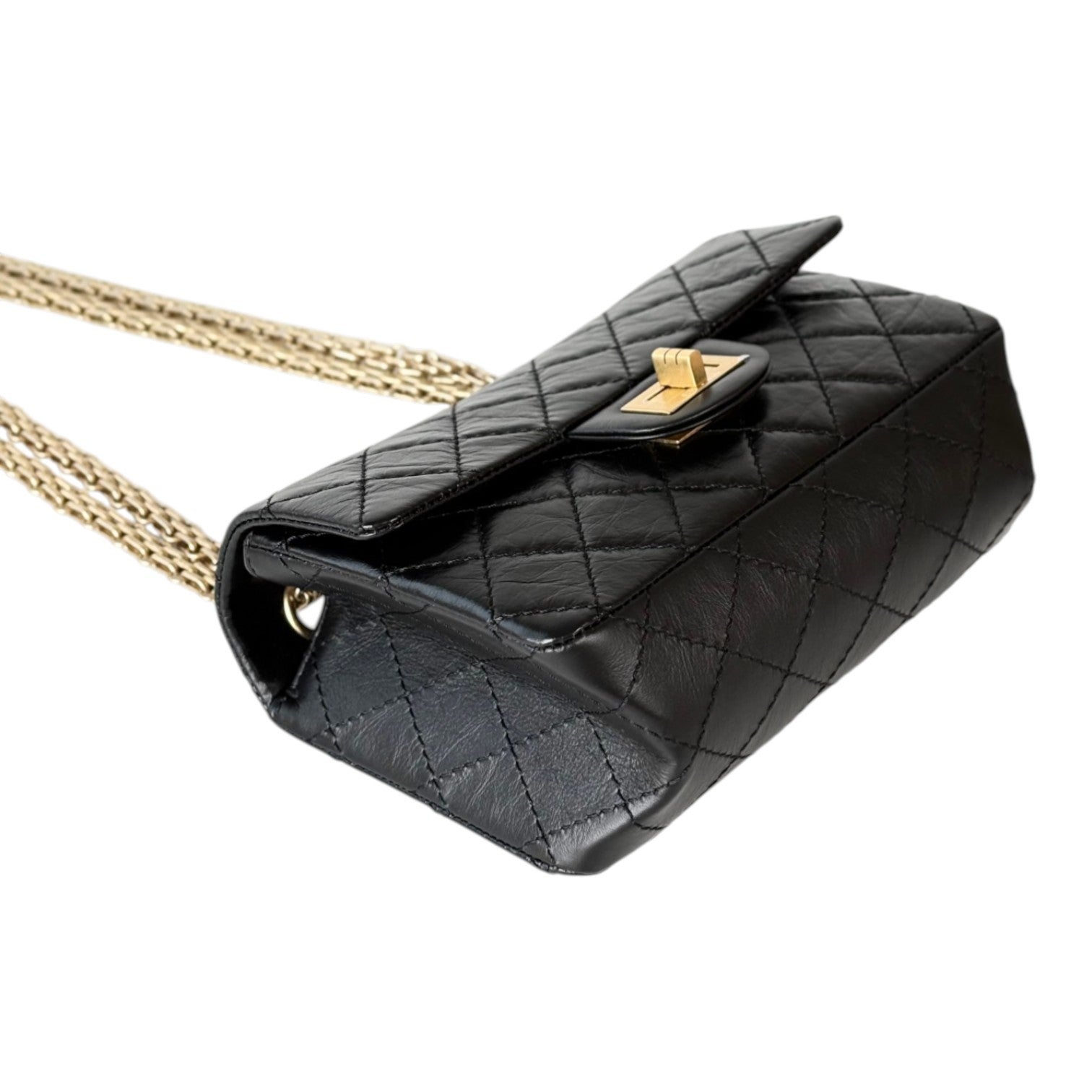 Chanel Reissue Mini Bag Black with GHW - Full Set
