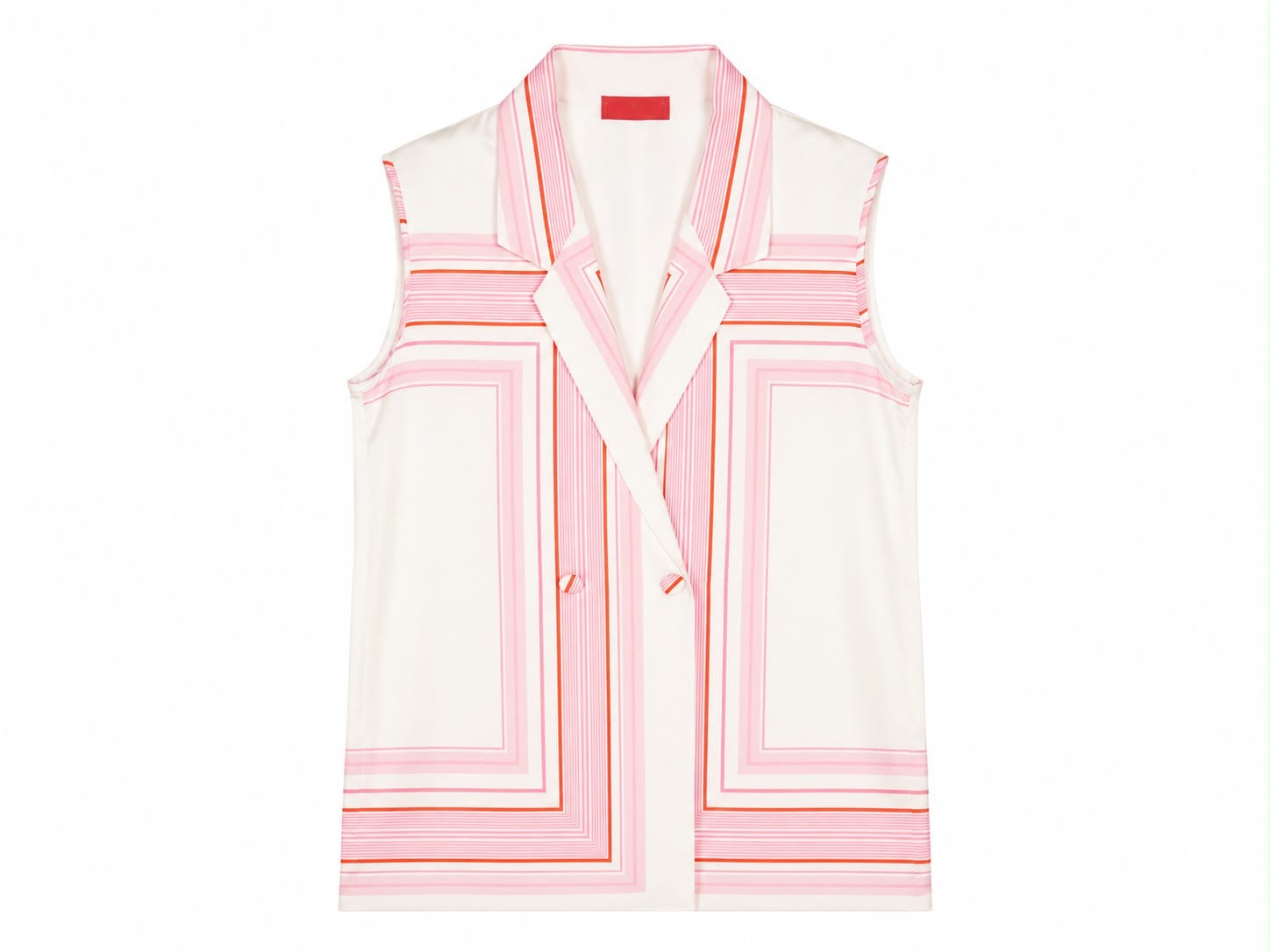 JACKET JUSTINETTE PLACEMENT SQUARE STRIPES PINK MCL12820