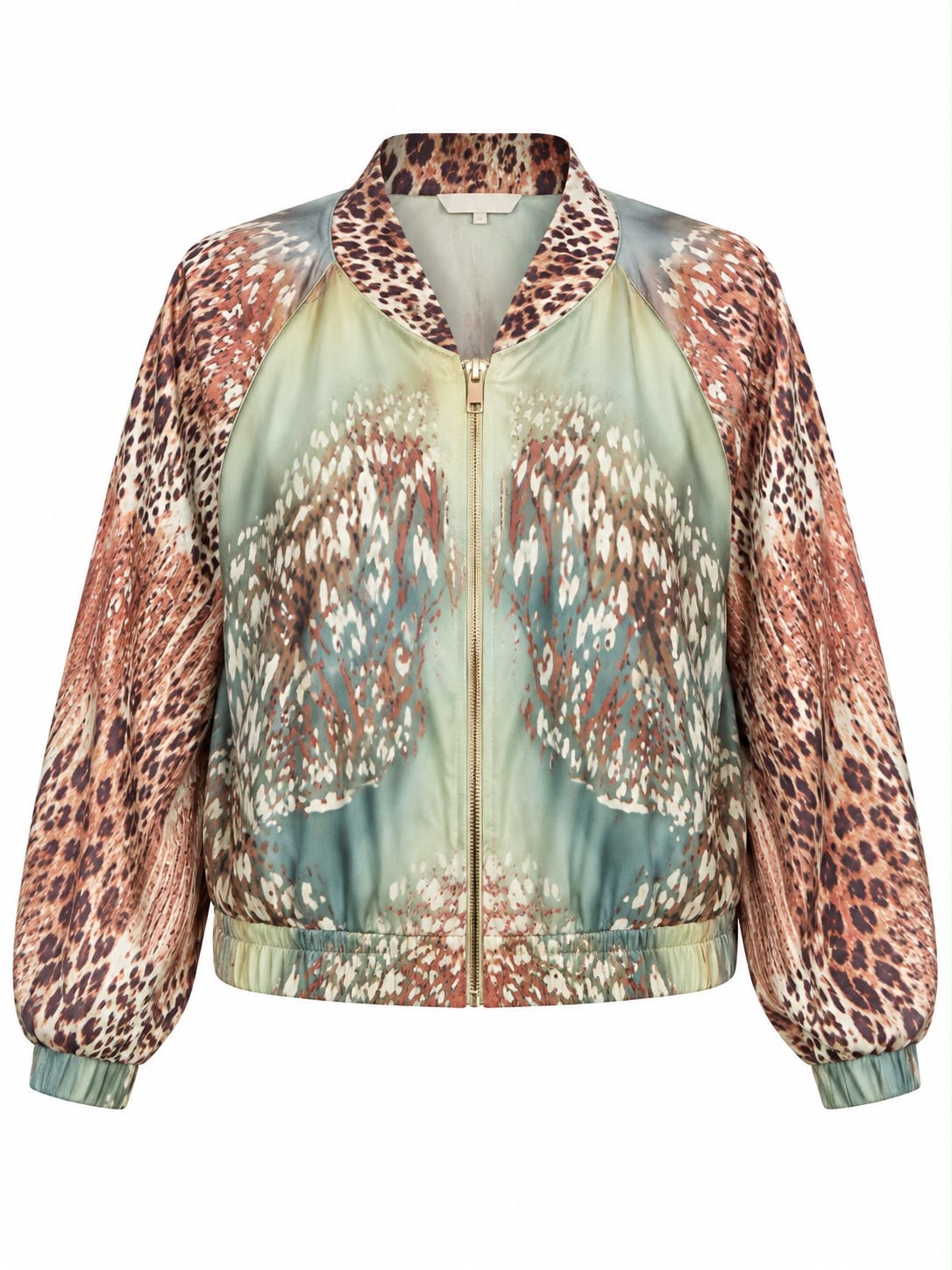 CAPE BOMBER SUEDE GRADIENT LEO AUTUMN SILK LINING MCL13404