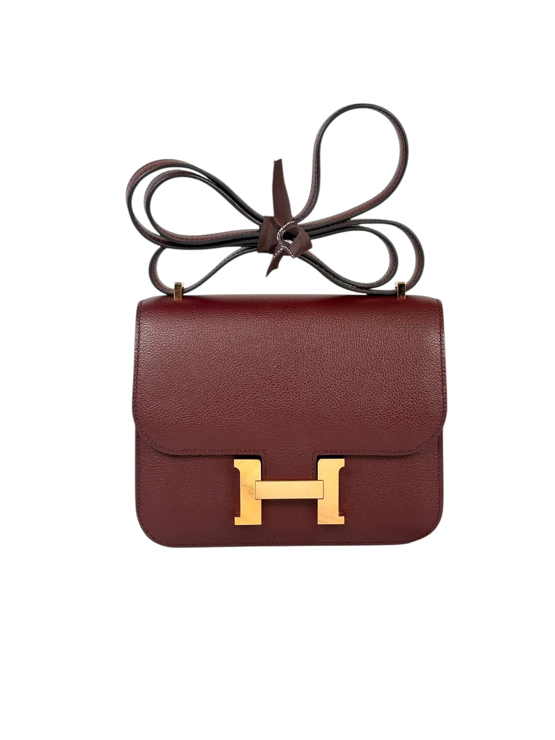Hermes Constance 18 Rouge in Evercolour with GHW - D Square Stamp