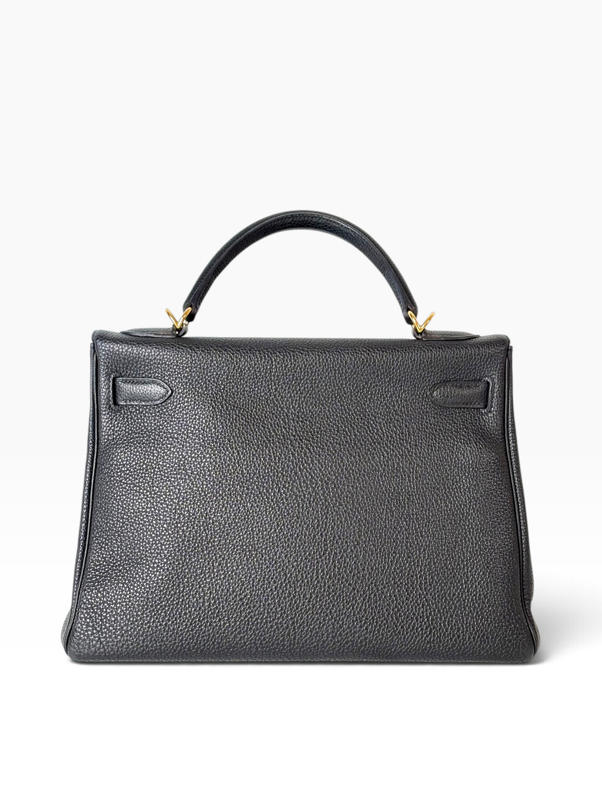 Hermes Kelly 32 in Black Togo with GHW