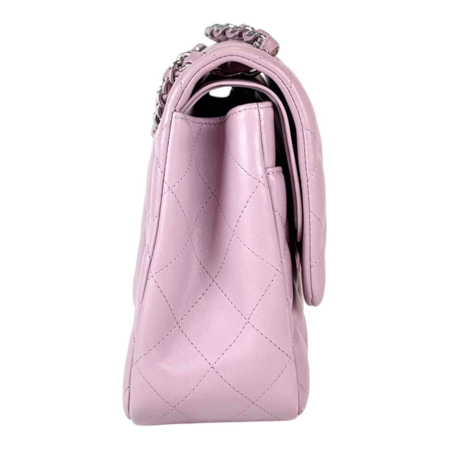 Chanel Classic Flap Jumbo Purple Bag