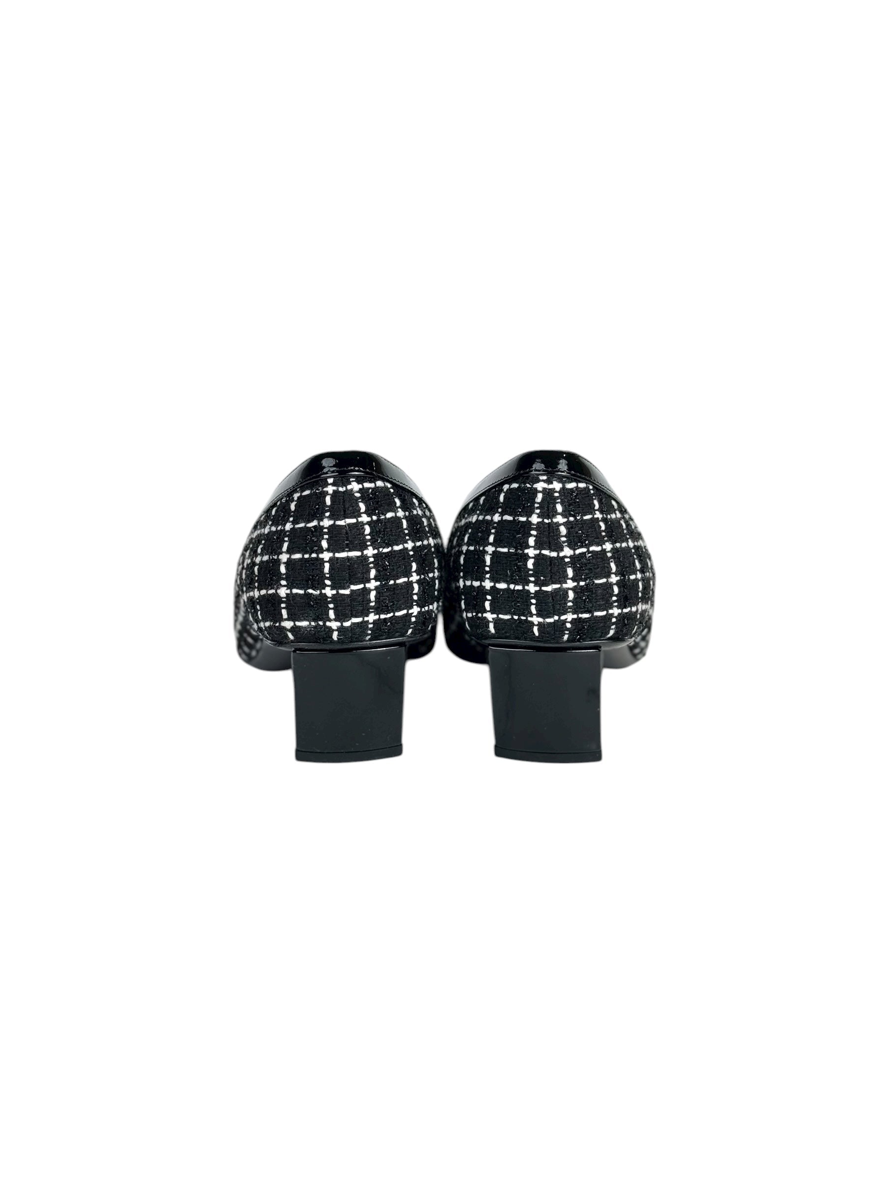 Roger Vivier Black Tweed Shoes #38