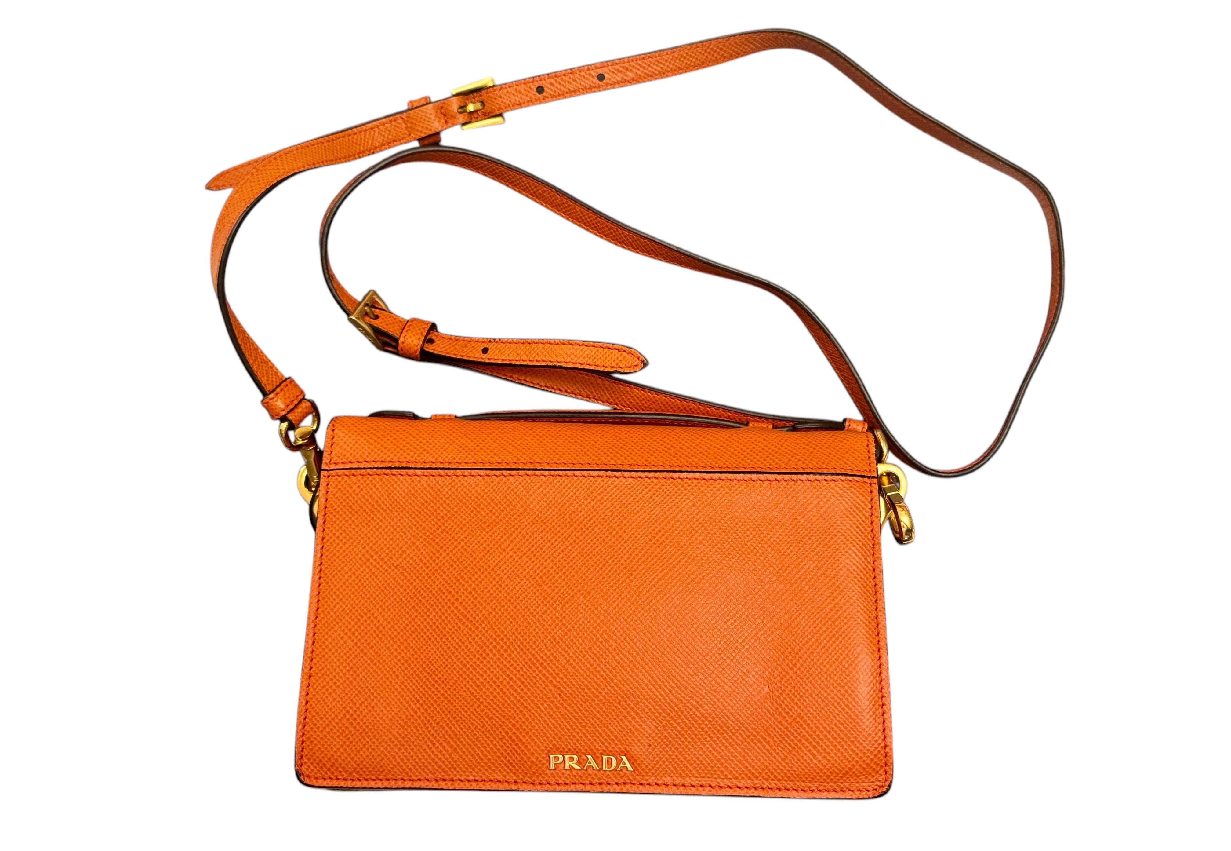 Prada Leather Crossbody Handbag