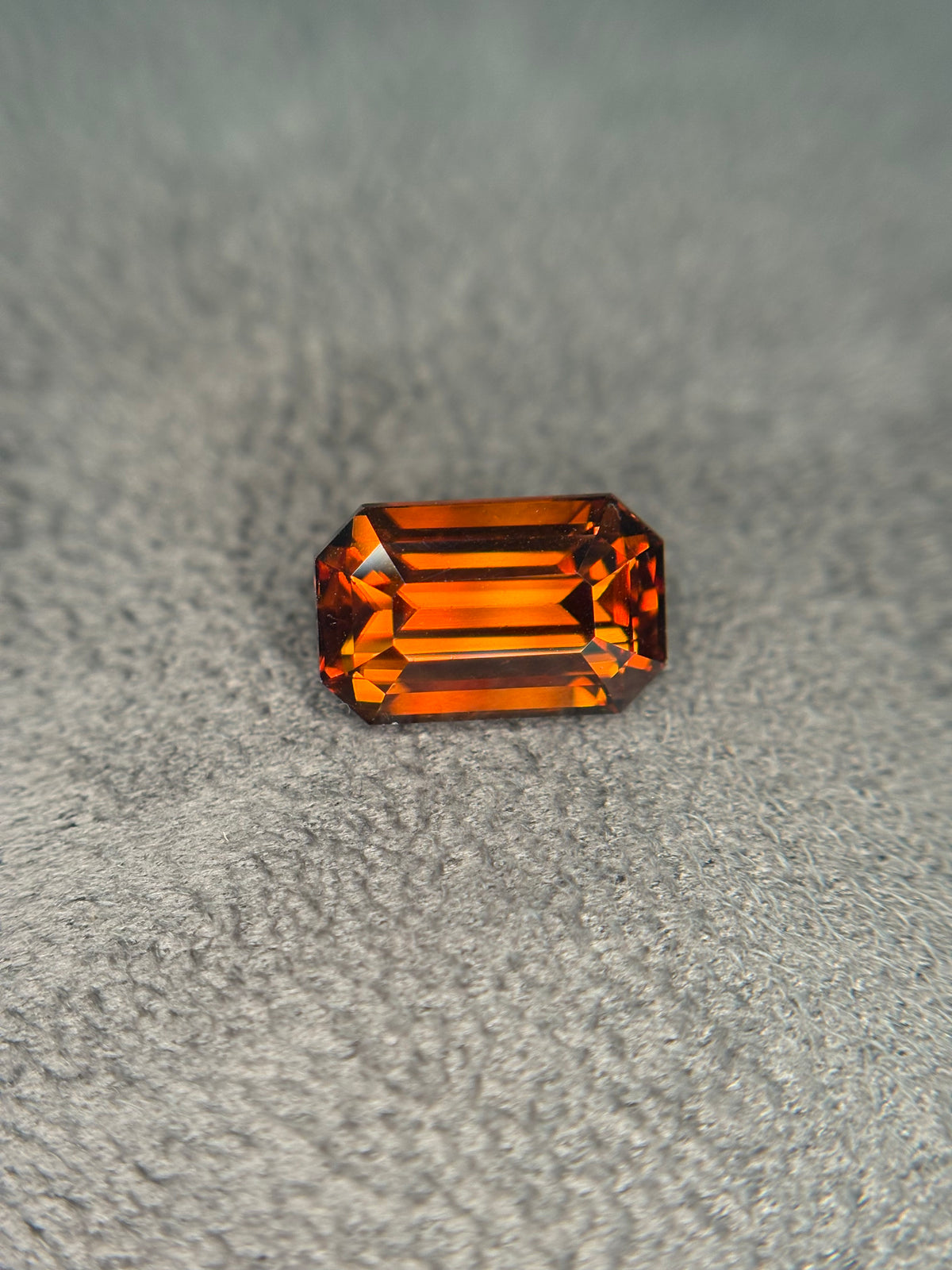 7.40ct Cognac Zircon Emerald THAIC1357