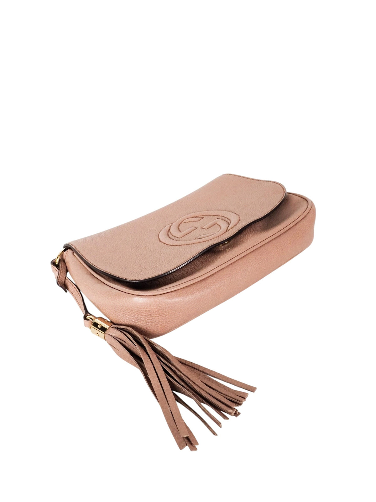 Gucci Beige Soho Chain Leather Bag
