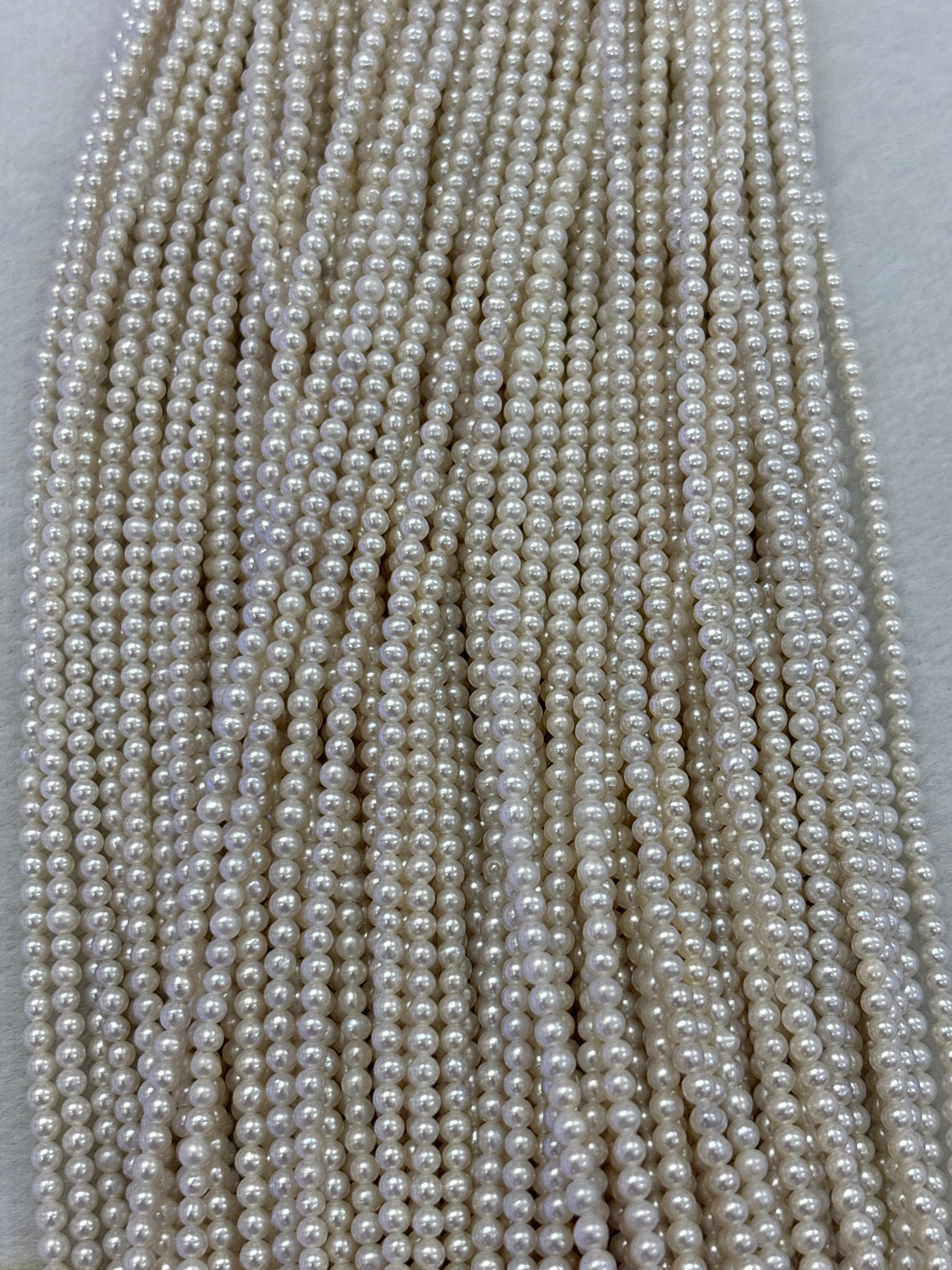 Freshwater Round Seed Pearl 3mm  DXBCS0619