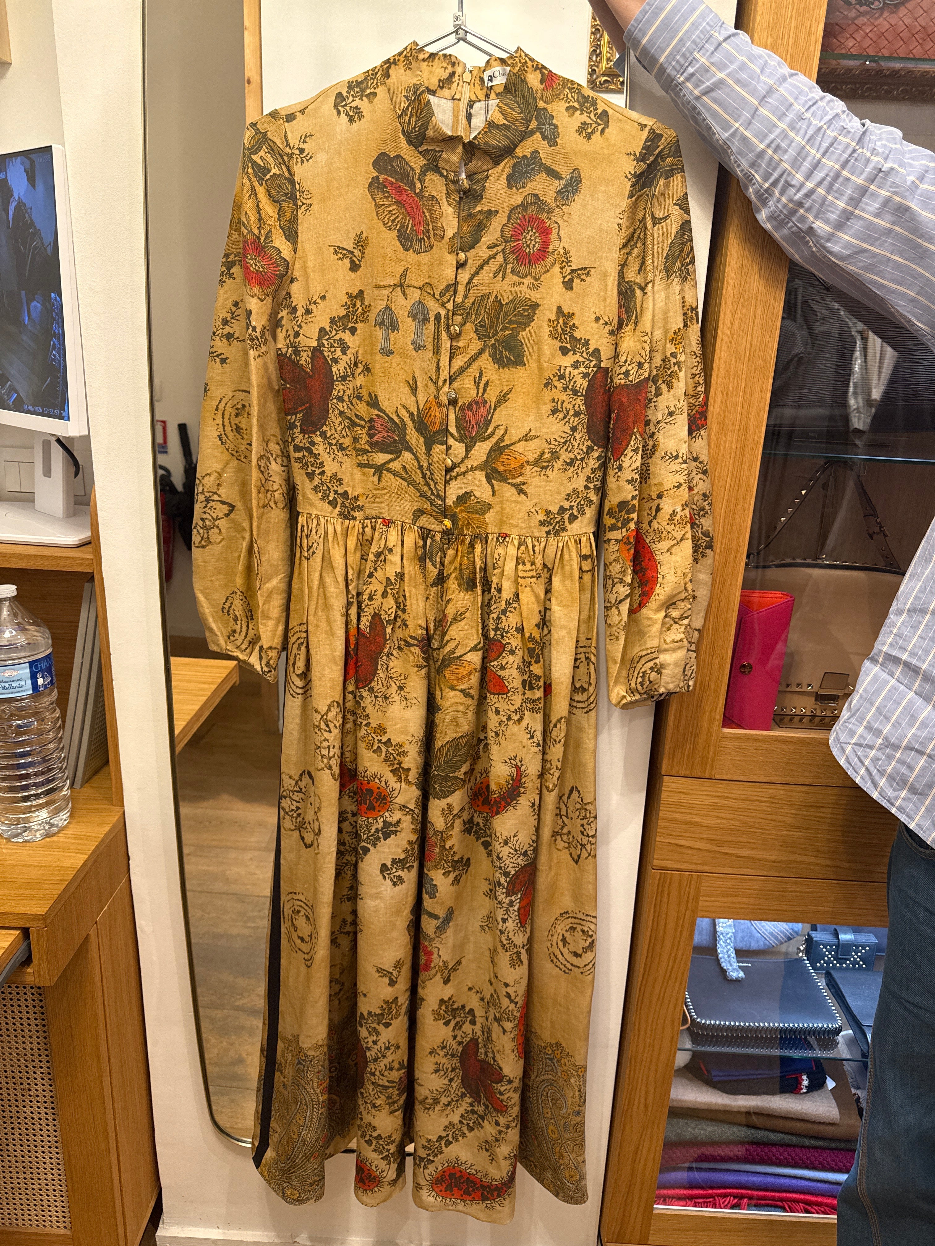 Christian Dior linen dress AGC3592