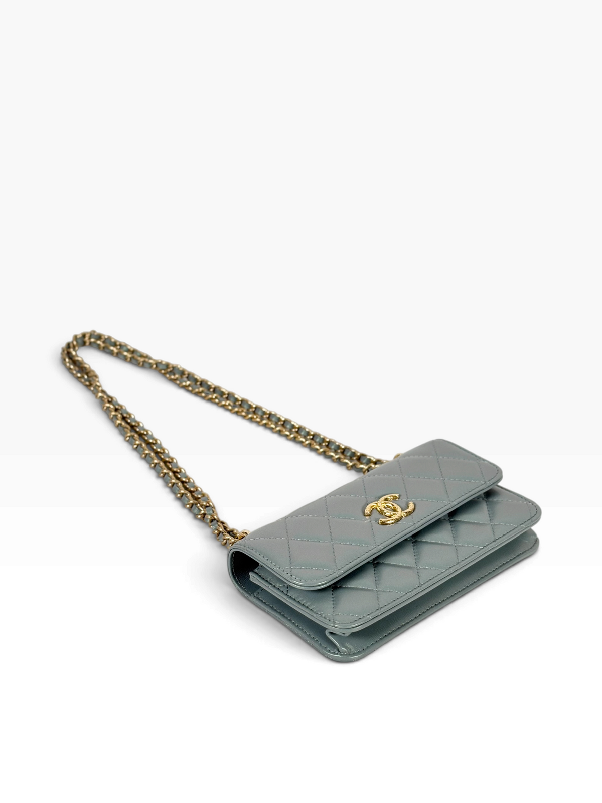 Chanel Light Green WOC Bag