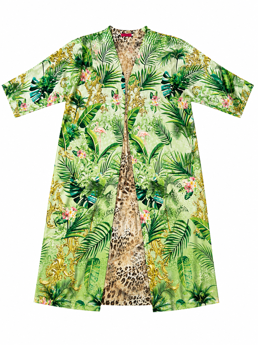 SHIRT VIRGINIA SILK LINING FLAMINGO MOSAIC LEO MCL13117