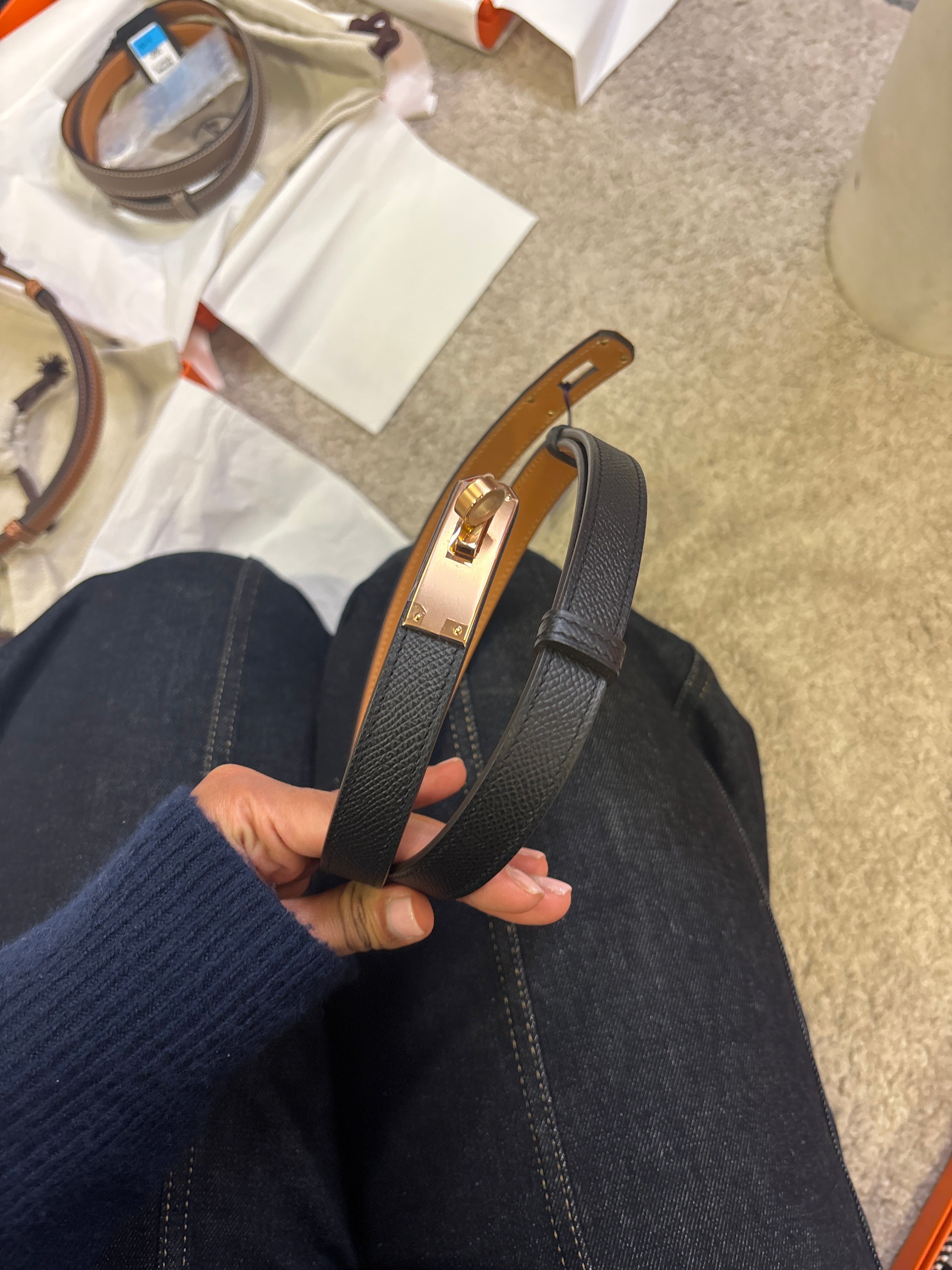 Hermes black RGHW ALC3685