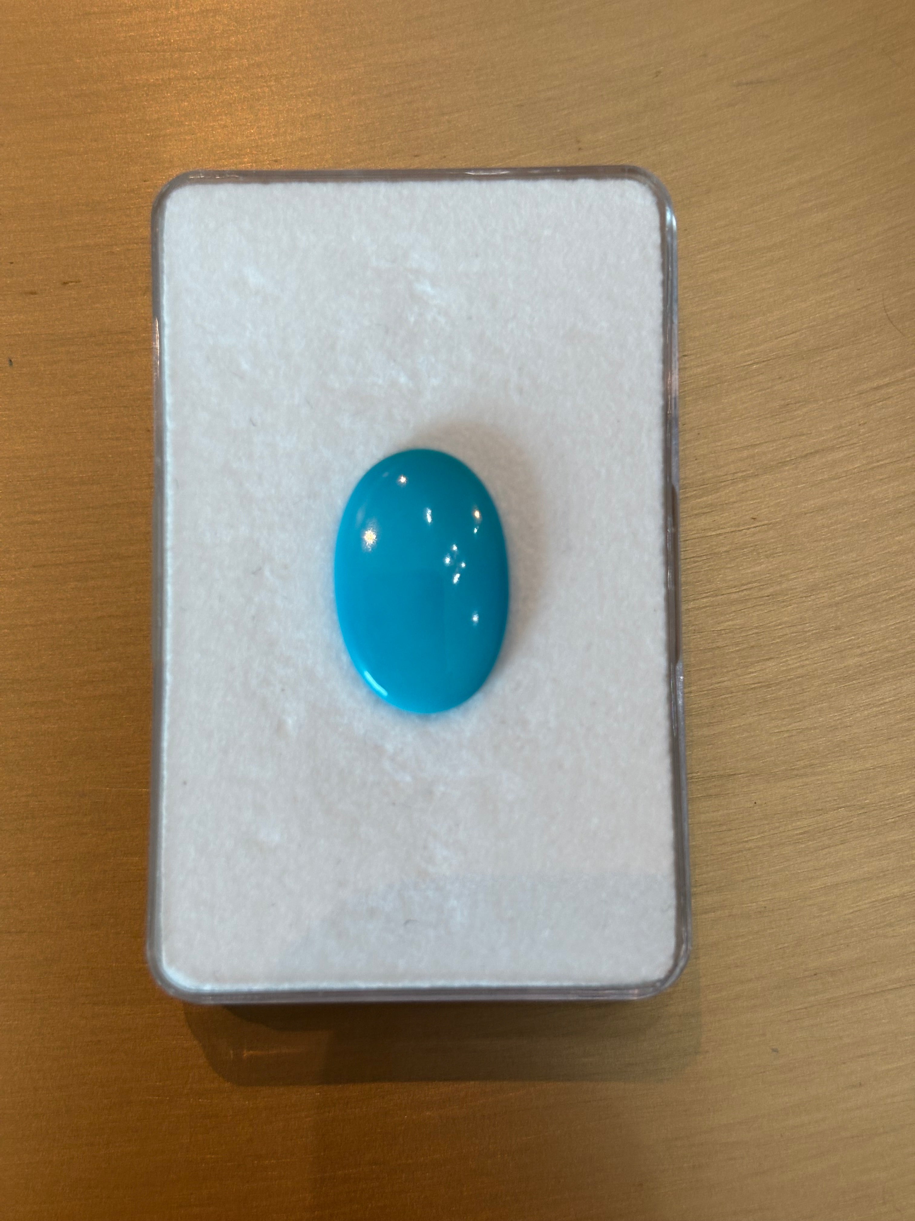 4.95ct Sleeping Beauty Arizona Turquoise Oval* THAIC0052