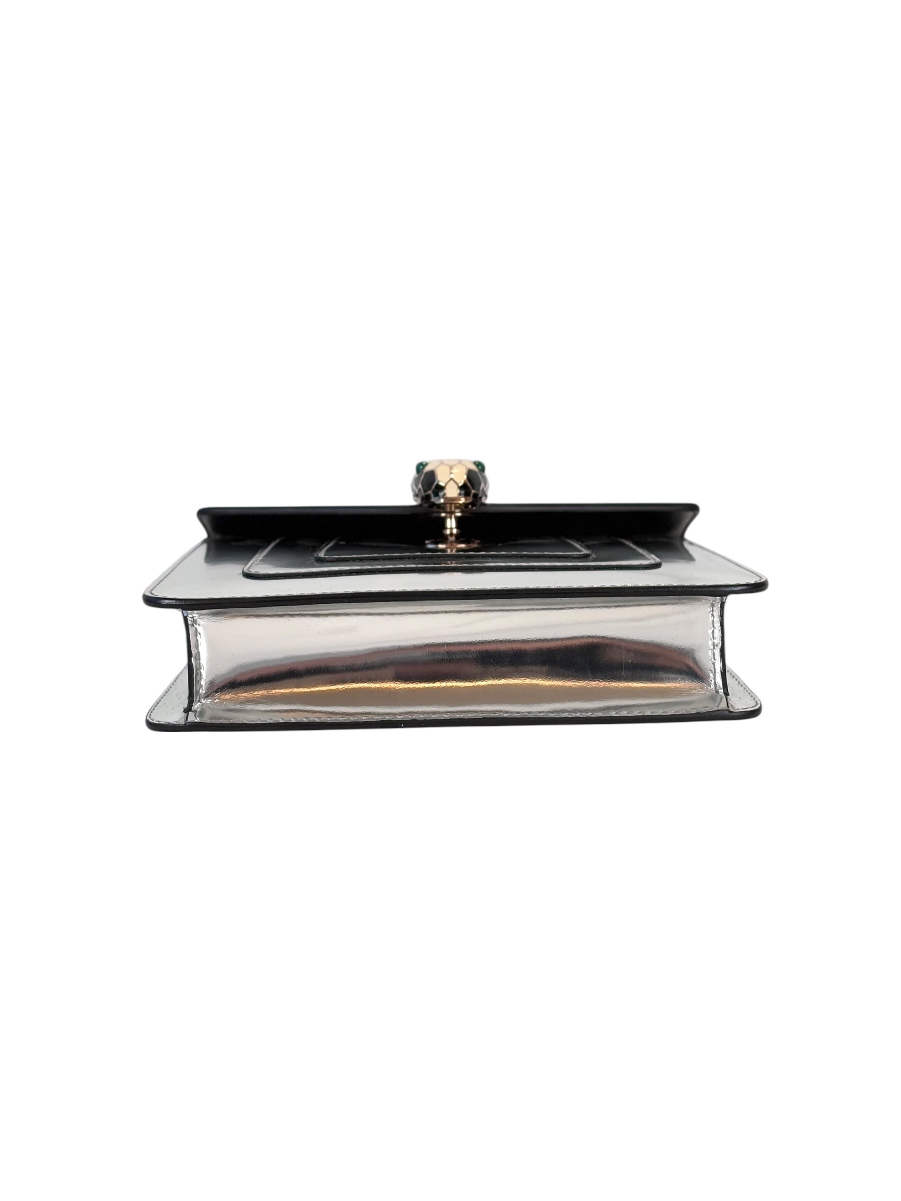 Bvlgari Serpenti Bag Cross Body in Silver