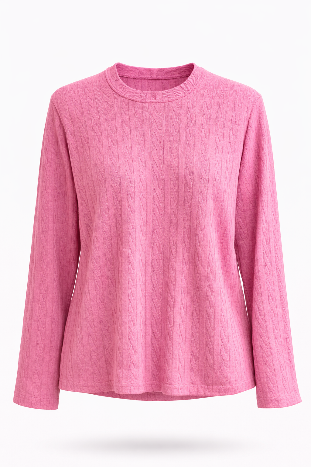 PHIL LONG SLEEVES TEE BRIGHT PINK MCL00656